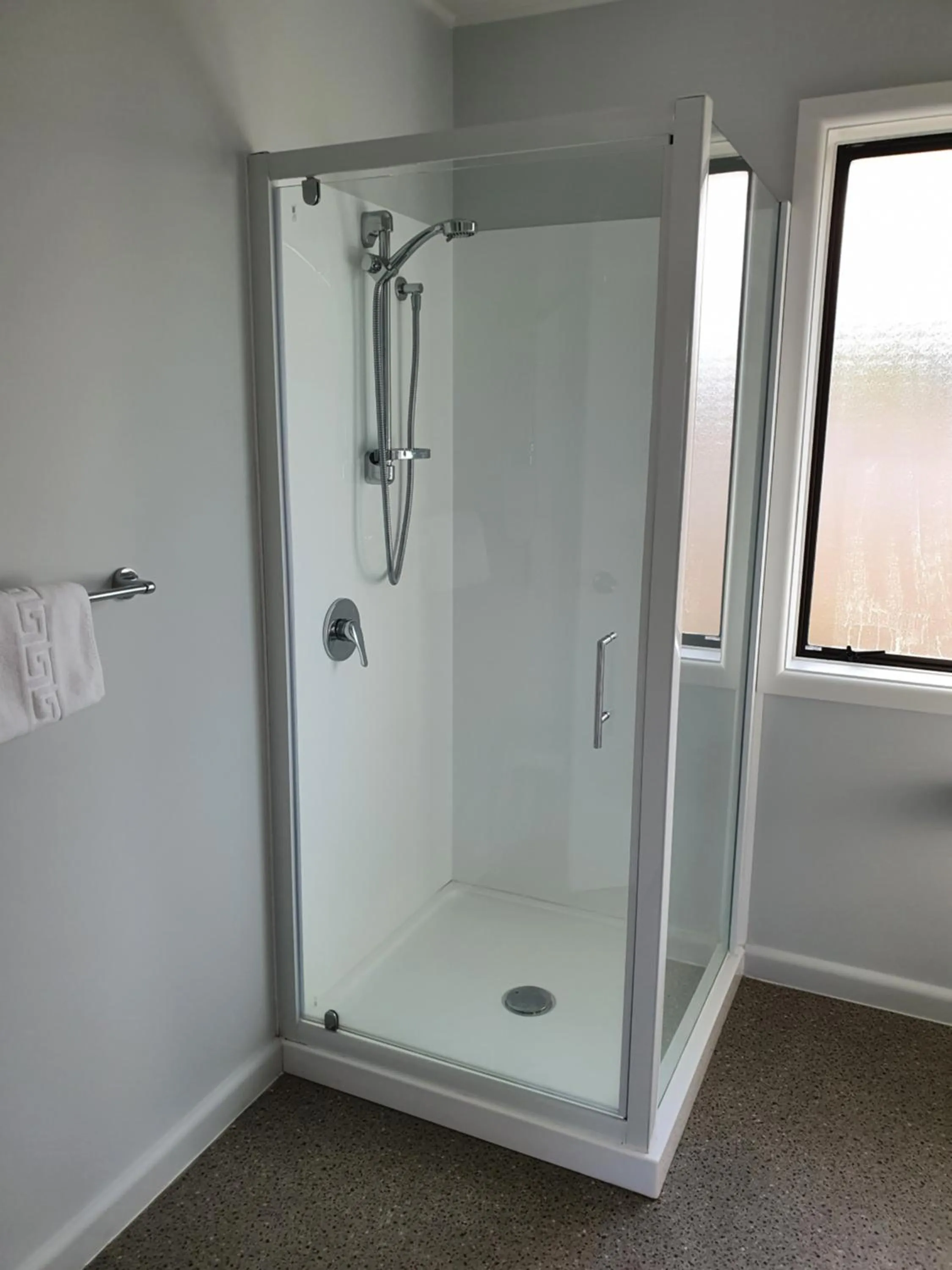 Bathroom in Forest Peak Motel