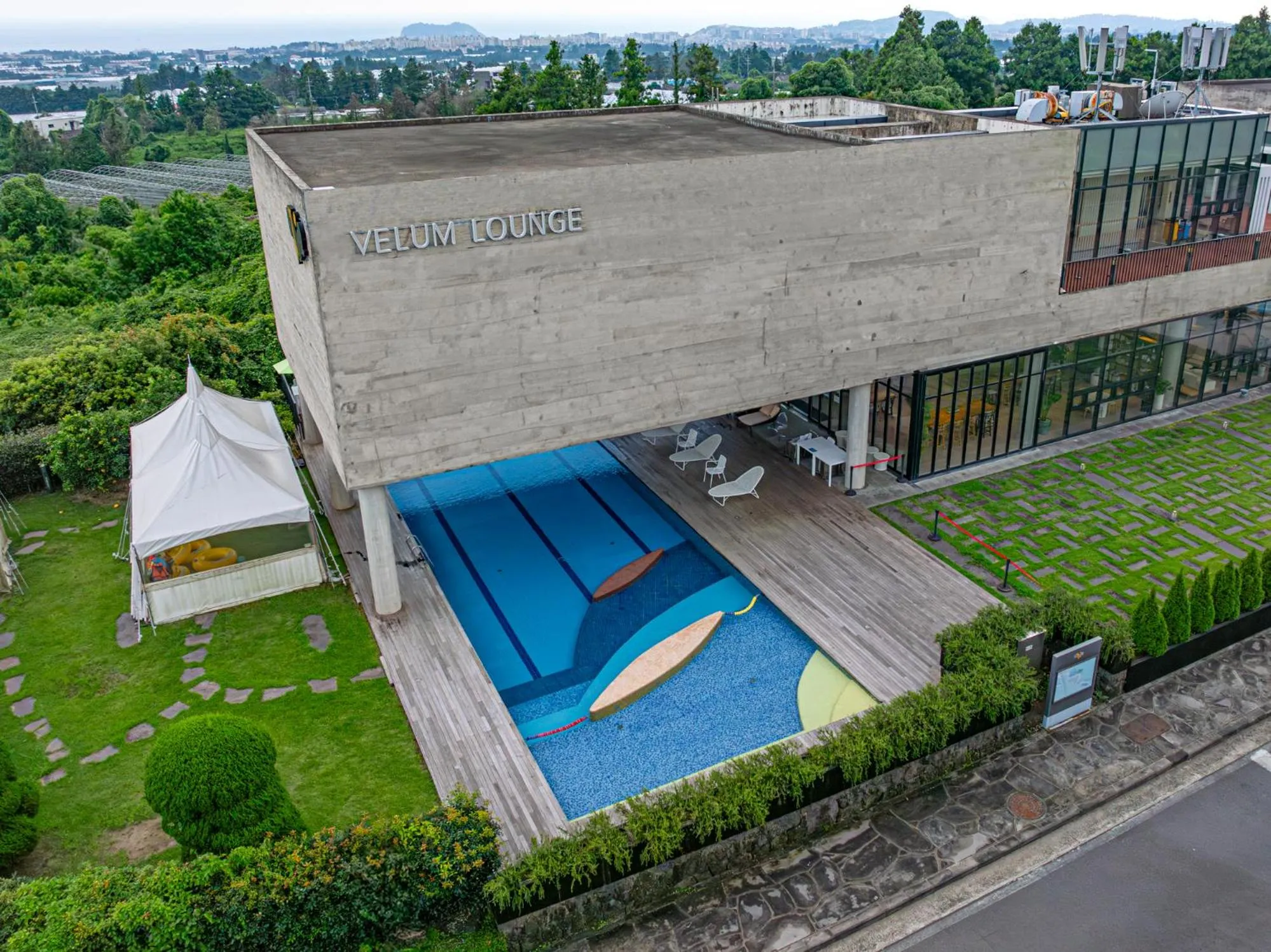 Swimming pool in Velum Resort