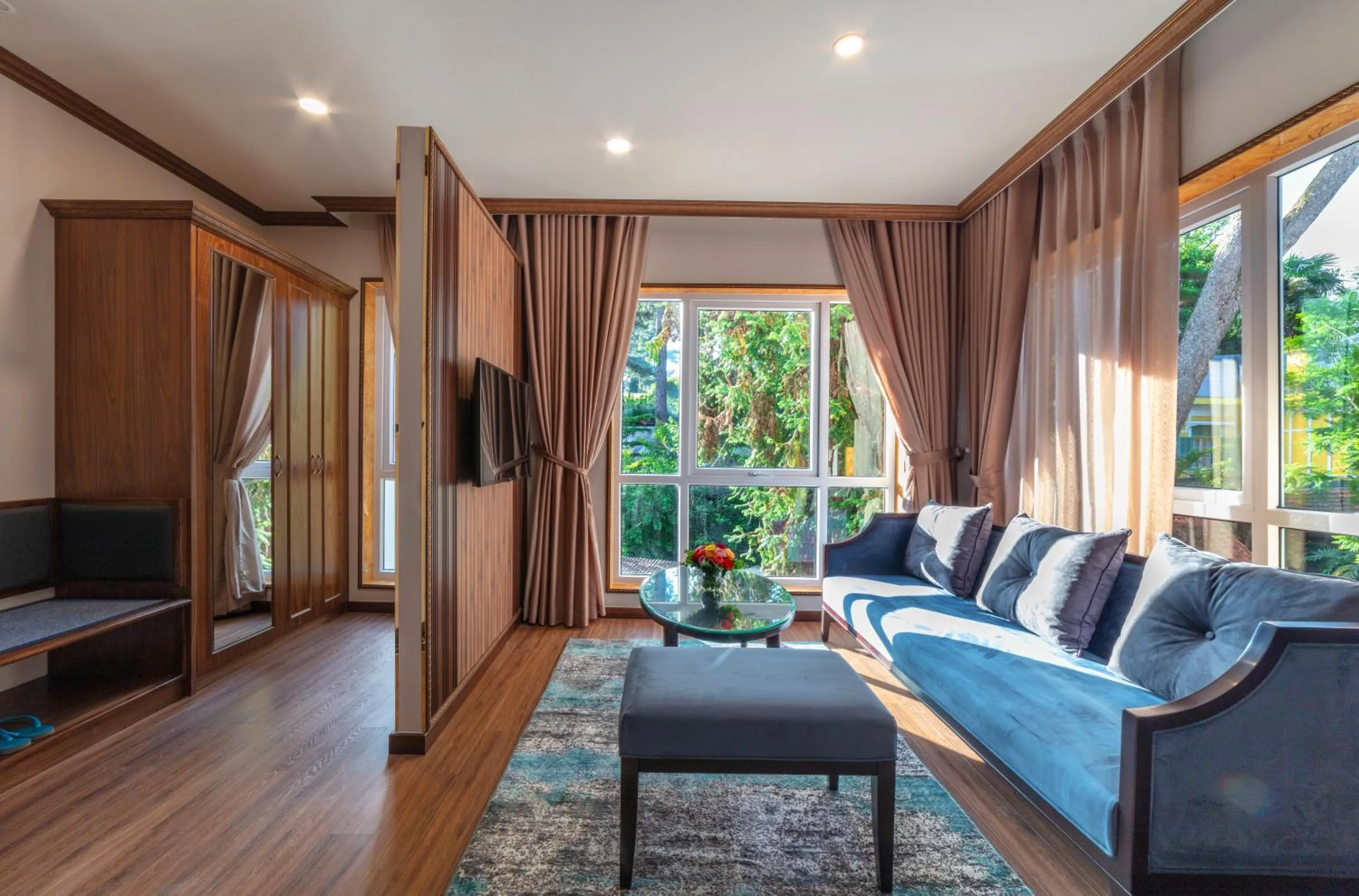 Living room in Marigold Hotel Dalat