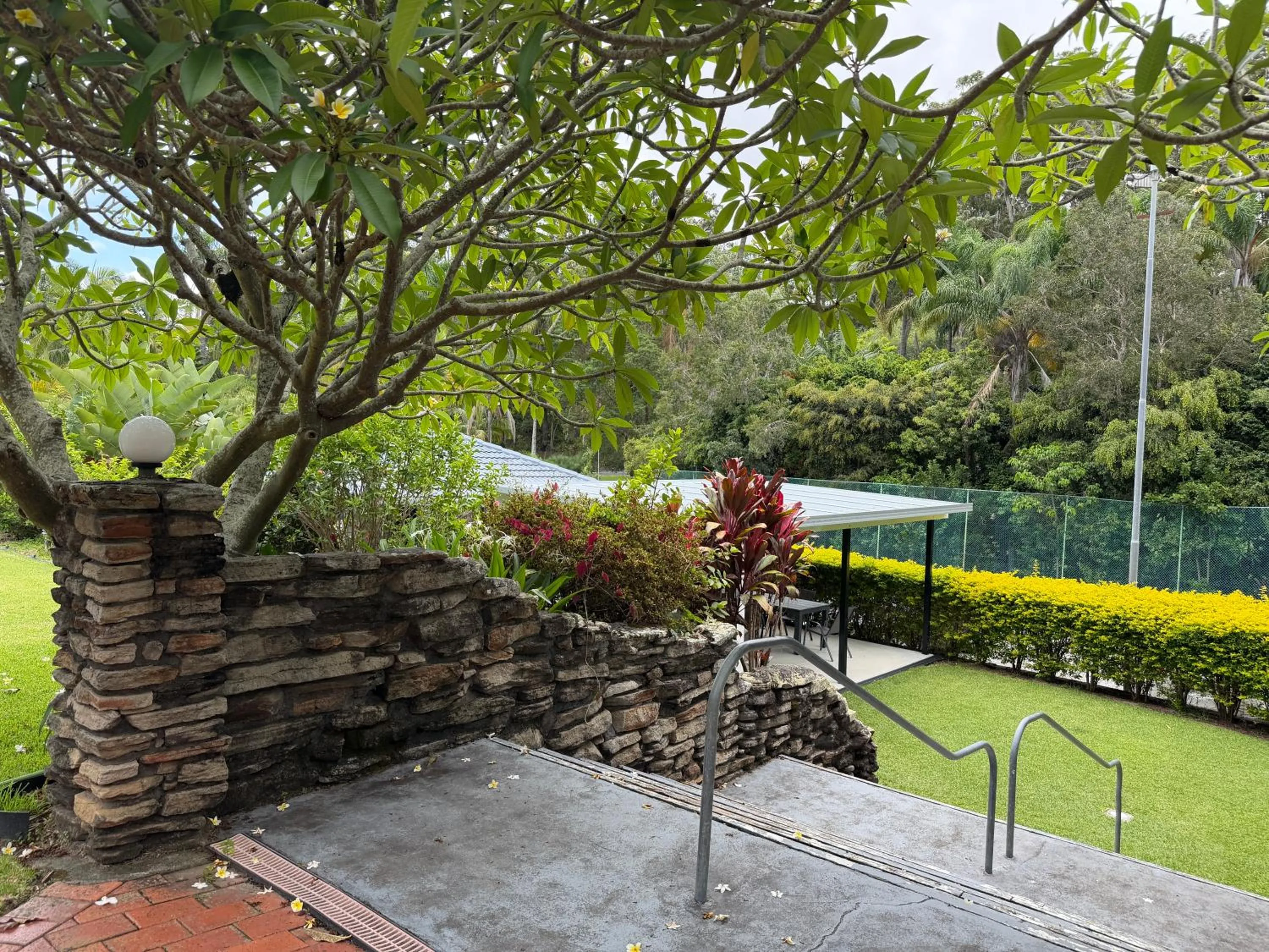 Children play ground in Korora Bay Village Resort