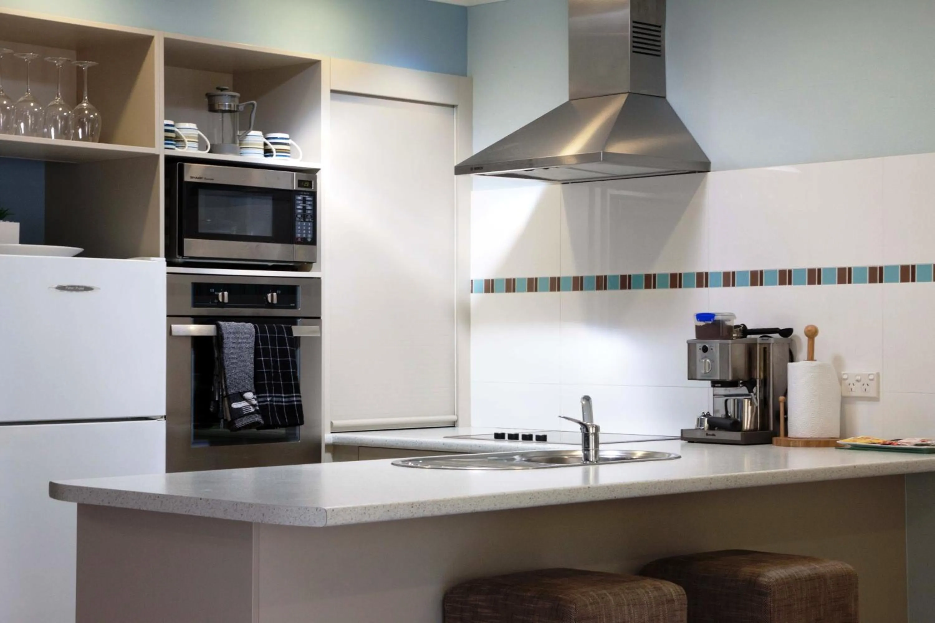Kitchen or kitchenette in Korora Bay Village Resort