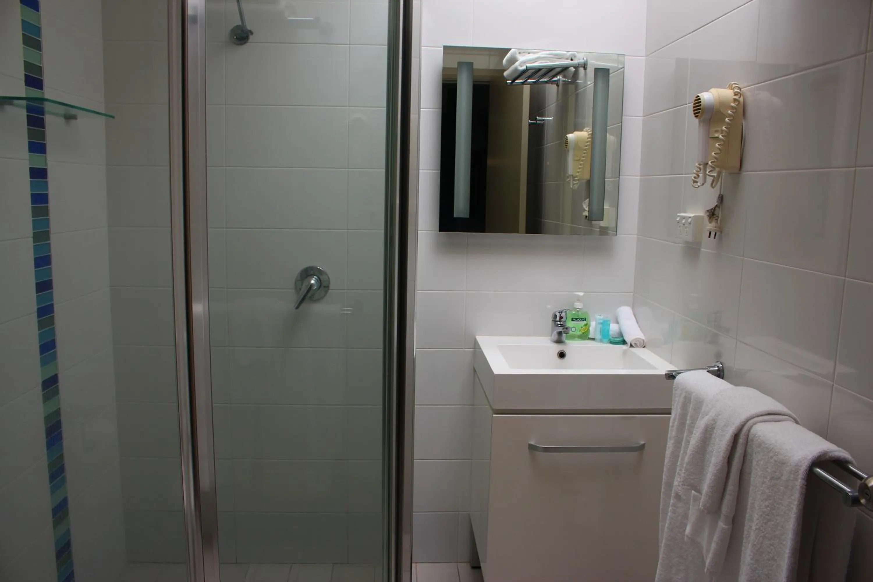 Shower in Korora Bay Village Resort