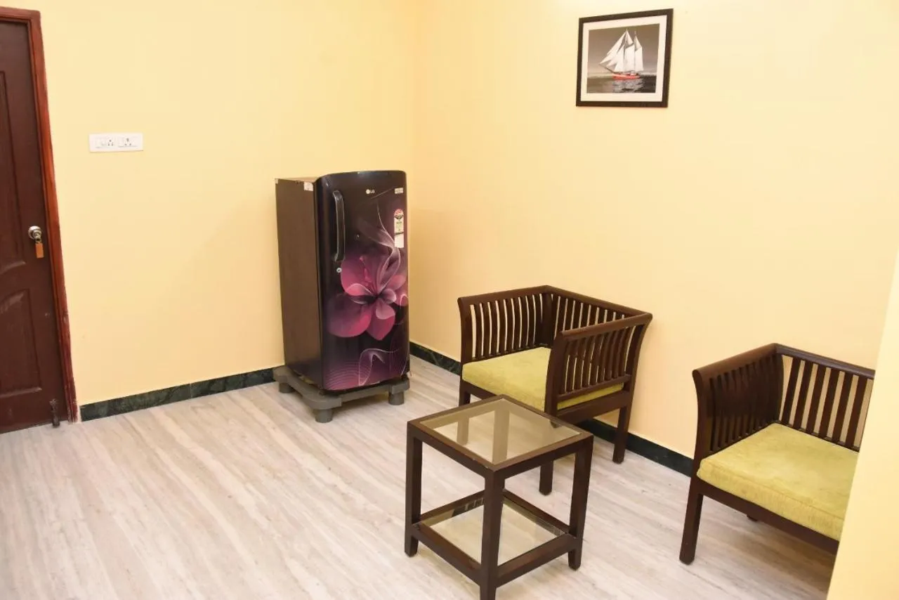 Living room in Aishwaryam Deshna Service Apartment Ambattur Chennai