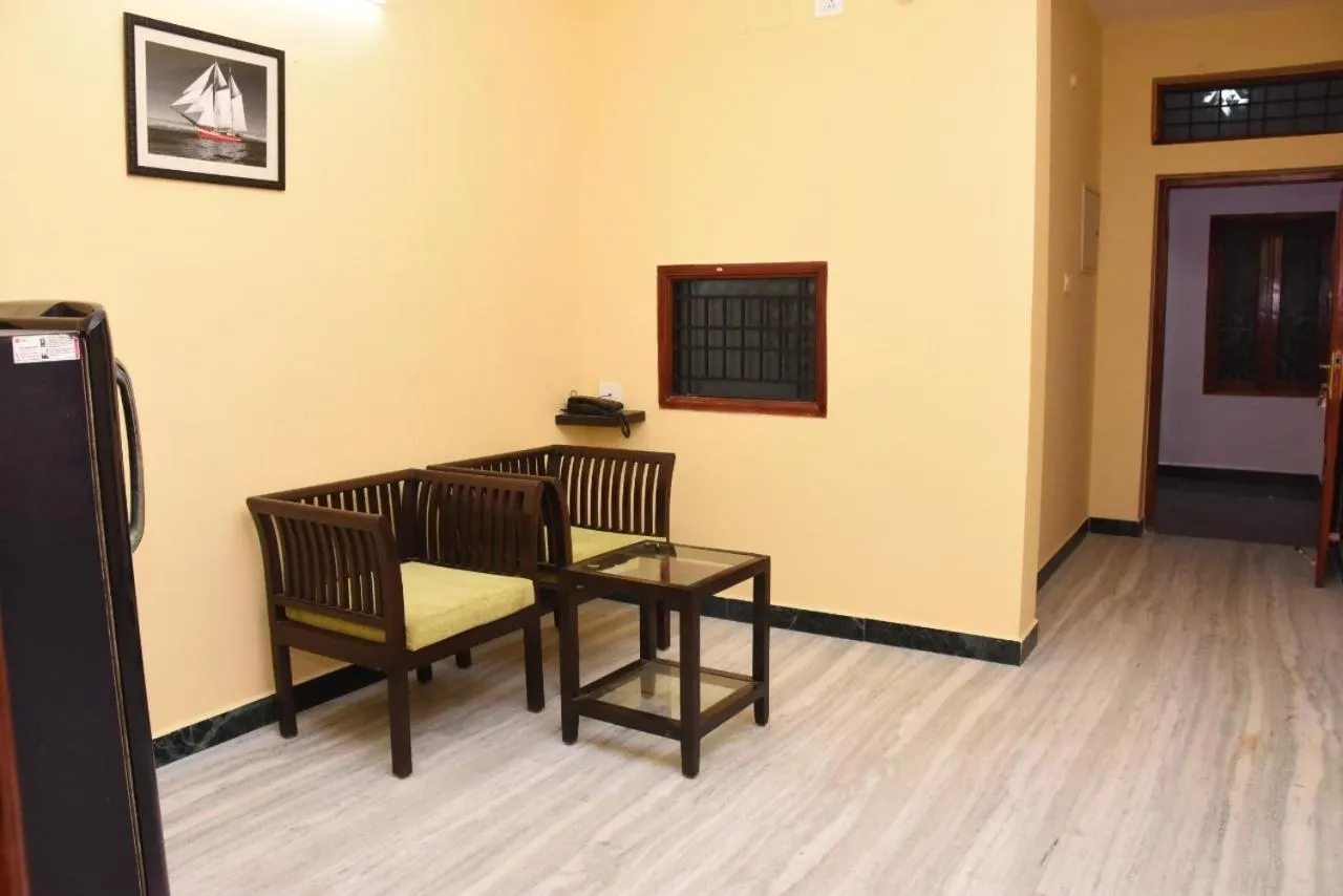 Living room in Aishwaryam Deshna Service Apartment Ambattur Chennai