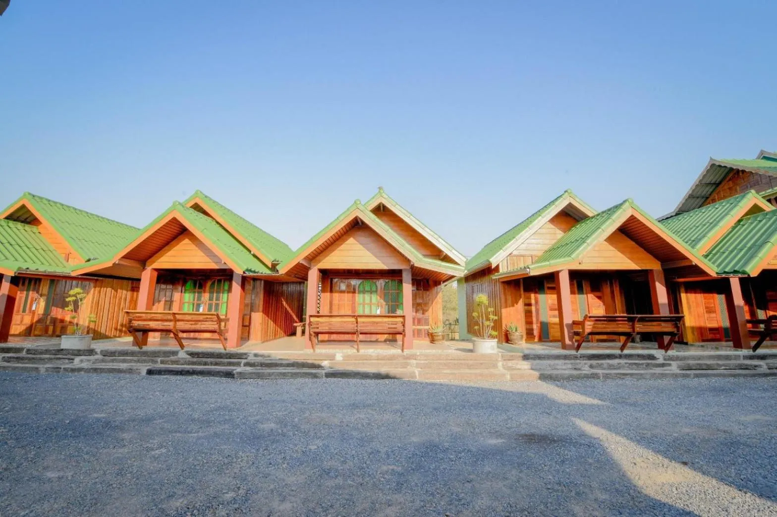 Patio in MRK Resort & Massage