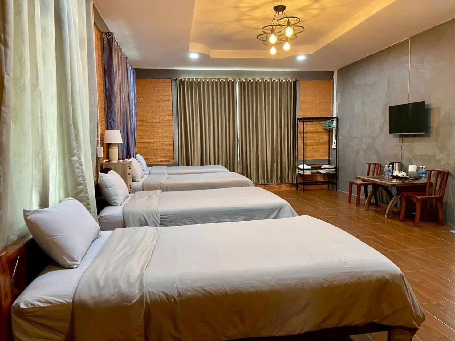 Bed in MRK Resort & Massage