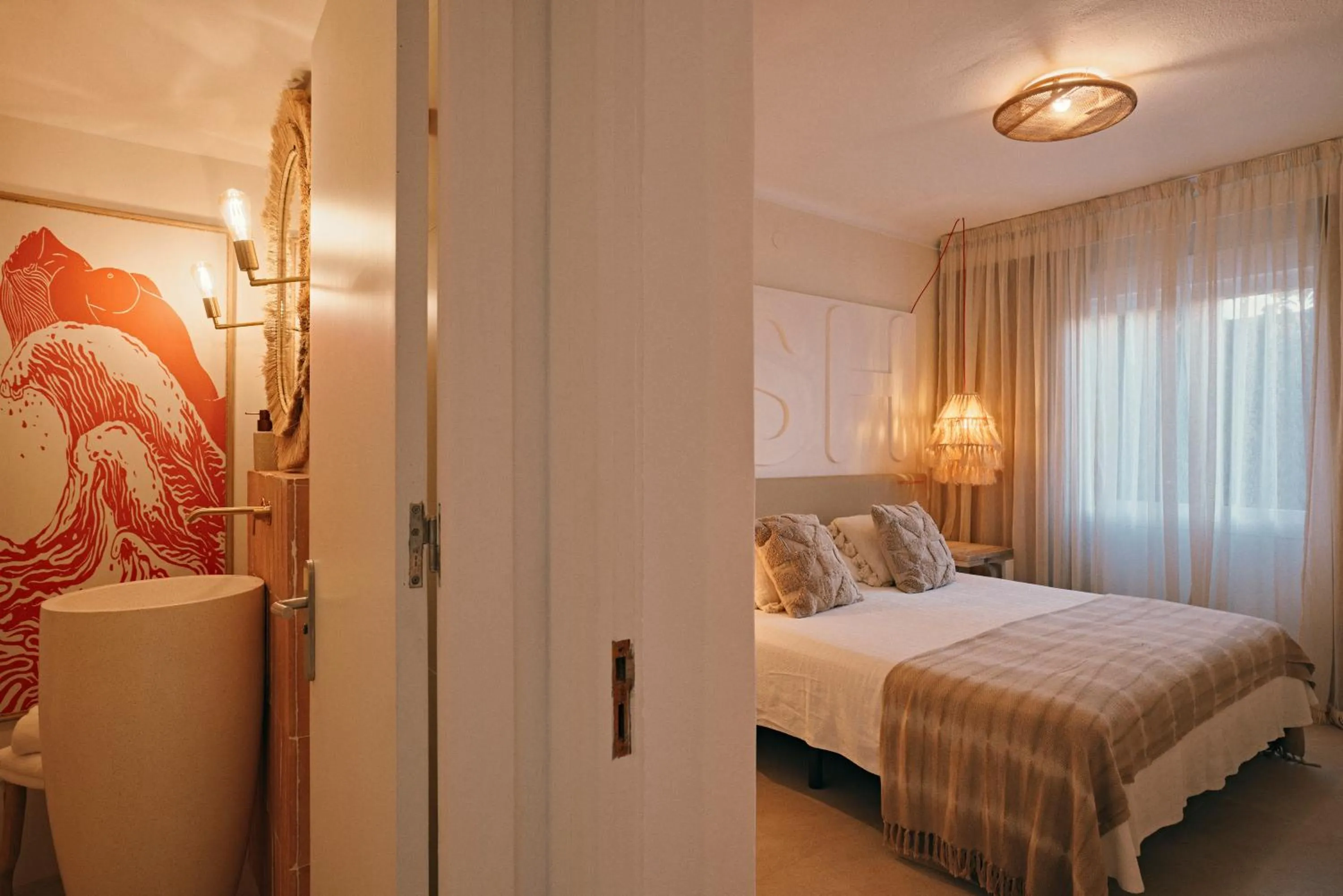 Bed in Secret Oasis Ibiza-Only Adults