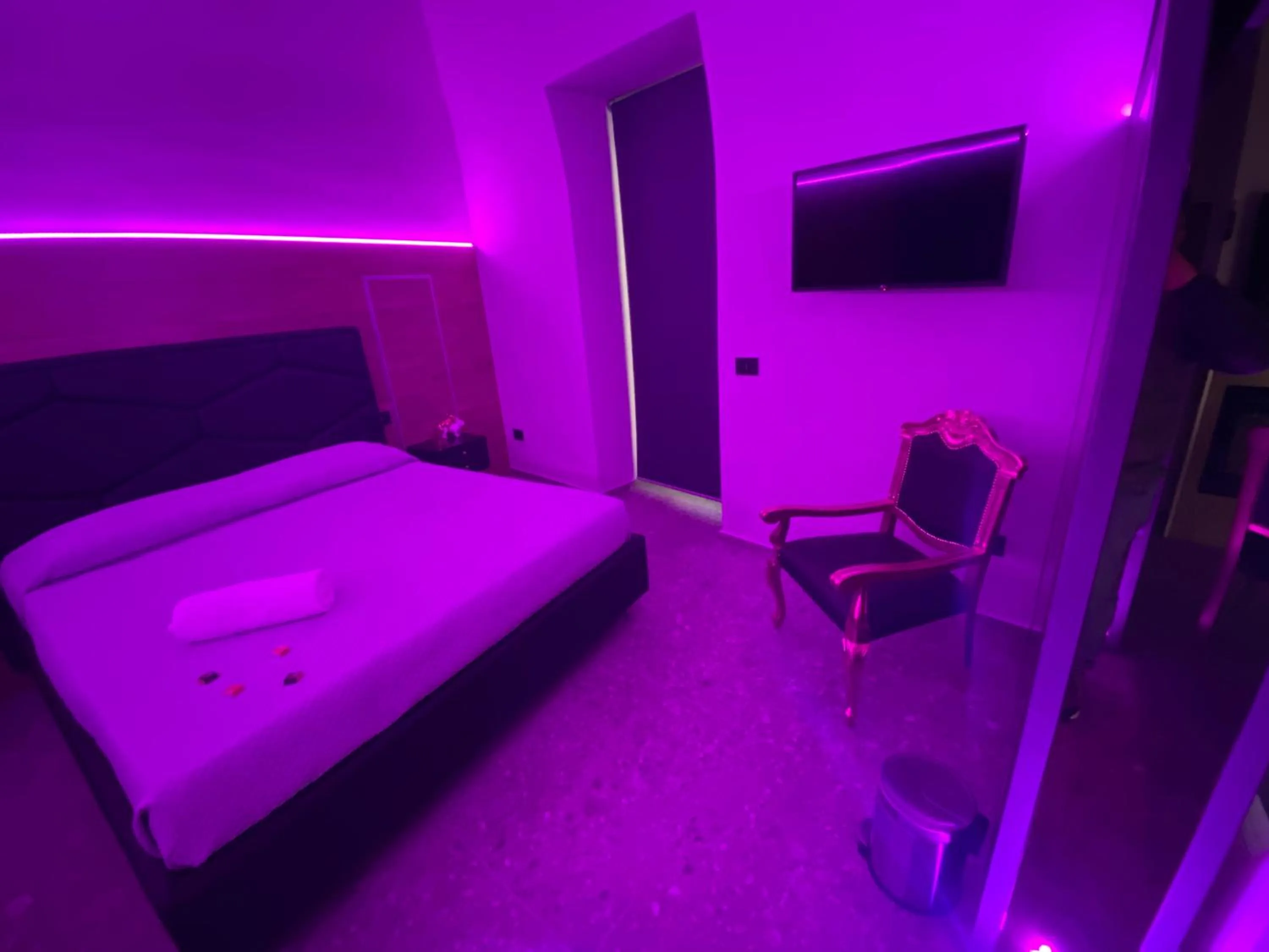 TV and multimedia, Bed in Rebel Suite love