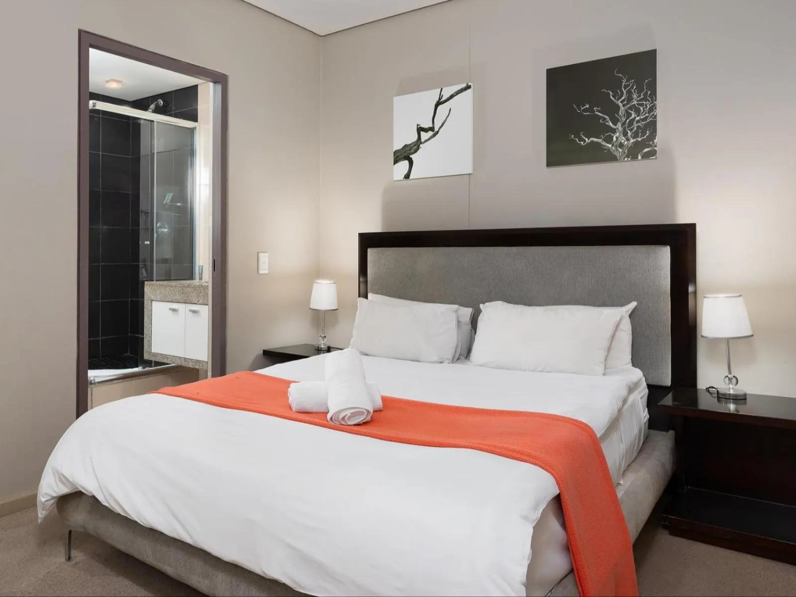 Bed in HarbourEdge Suites by Totalstay