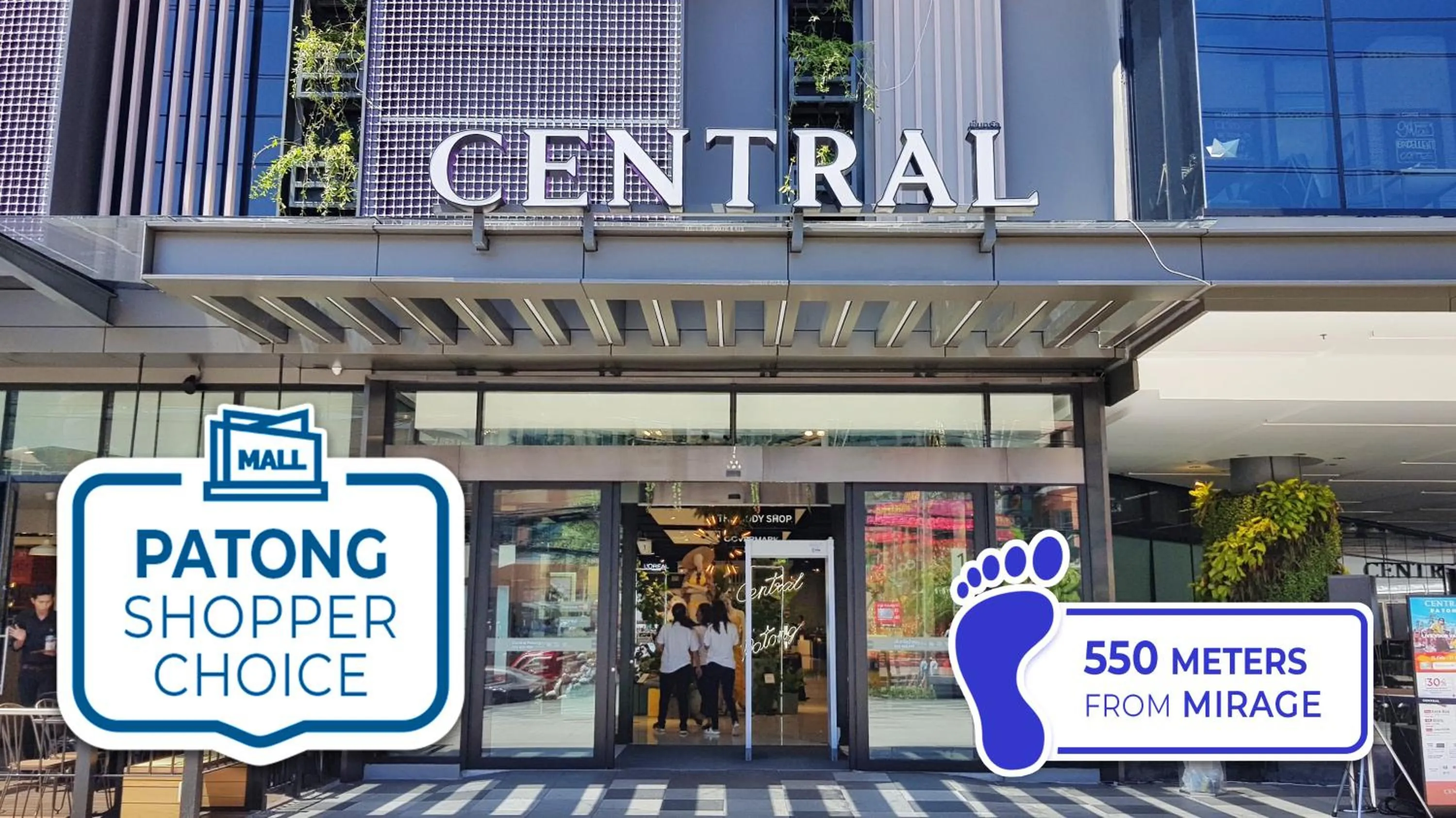 Shopping Area in Mirage Express Patong Phuket Hotel