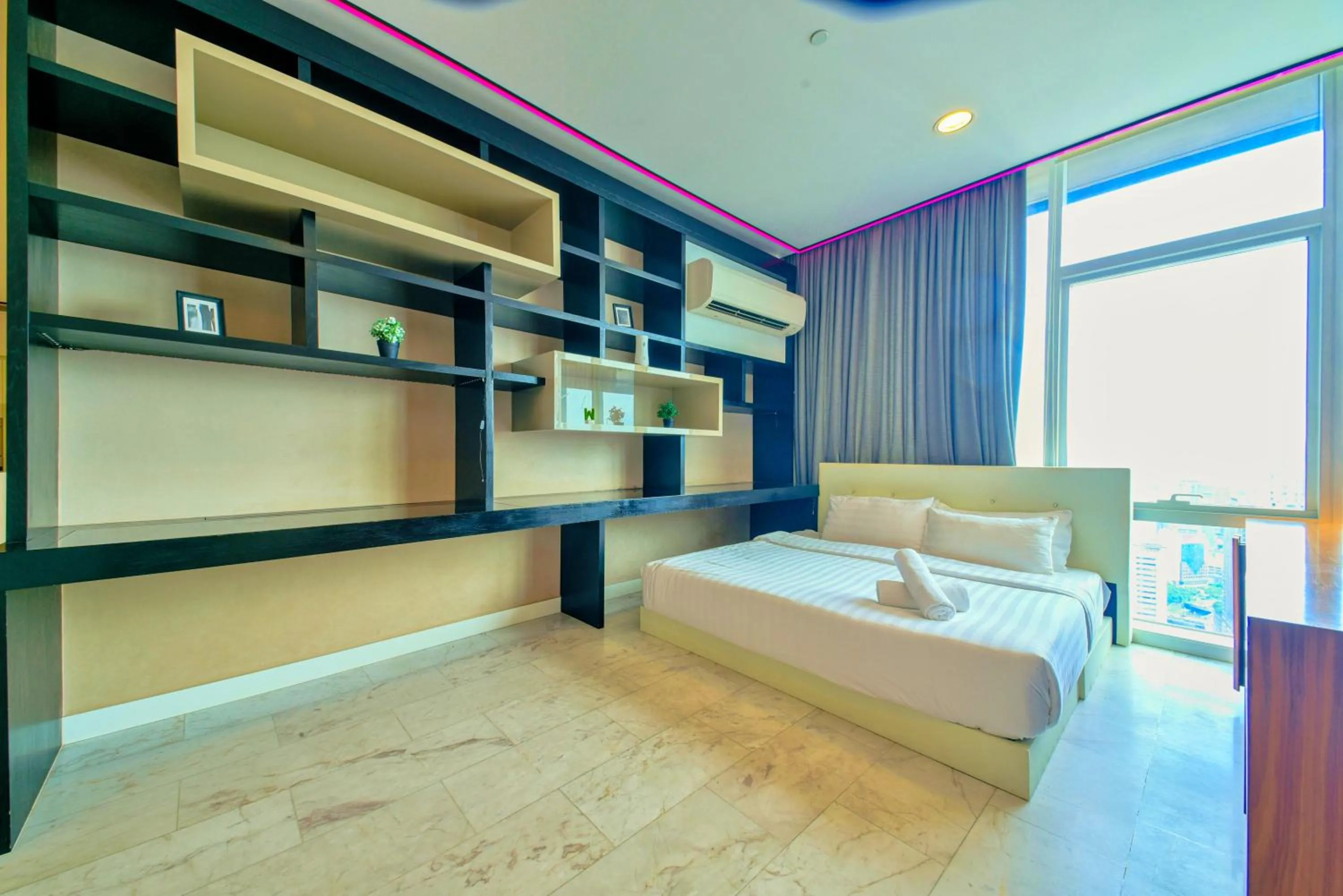 Bed in Flixses Suites at Platinum KLCC