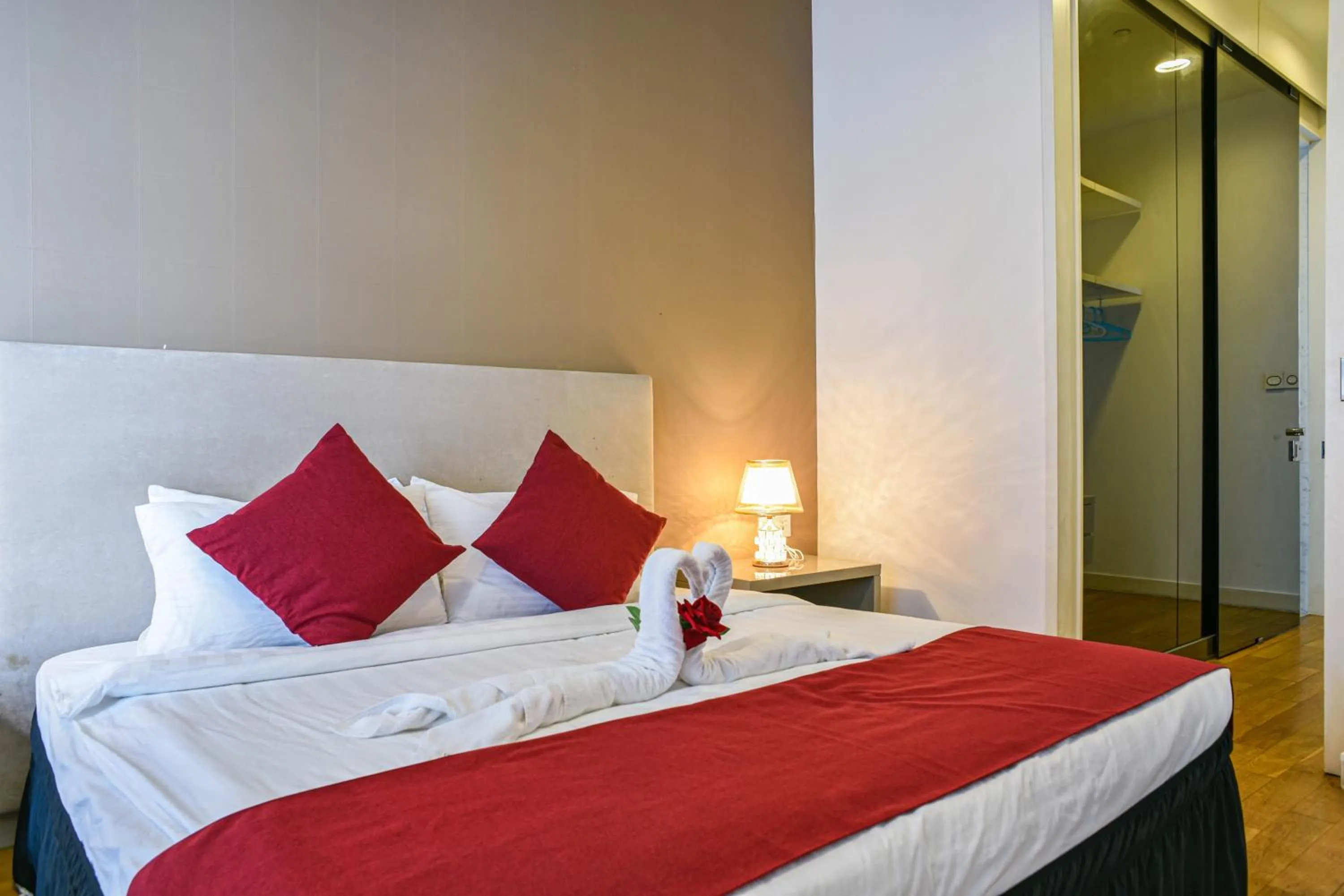 Bed in Flixses Suites at Platinum KLCC