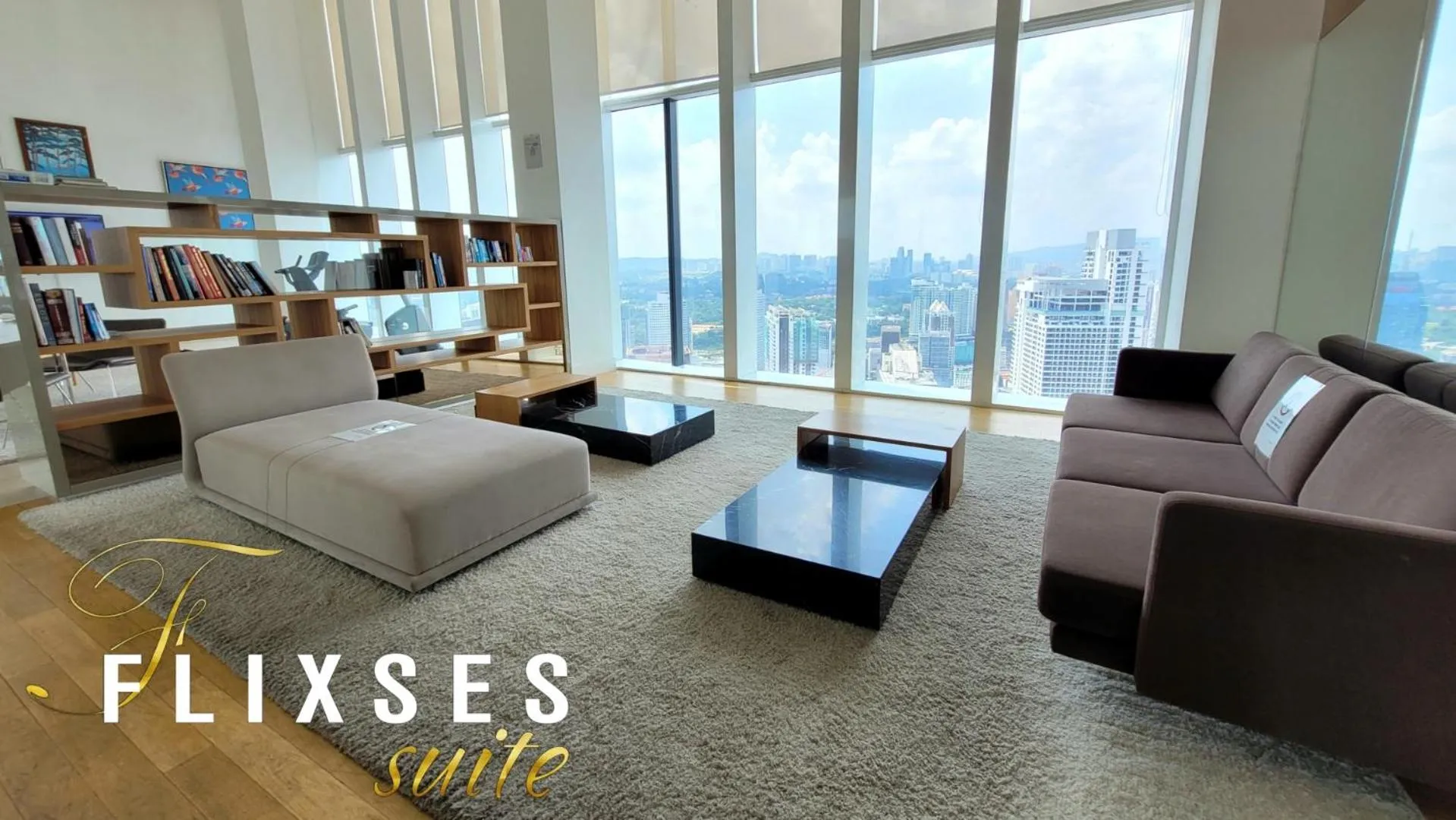 Seating area in Flixses Suites at Platinum KLCC