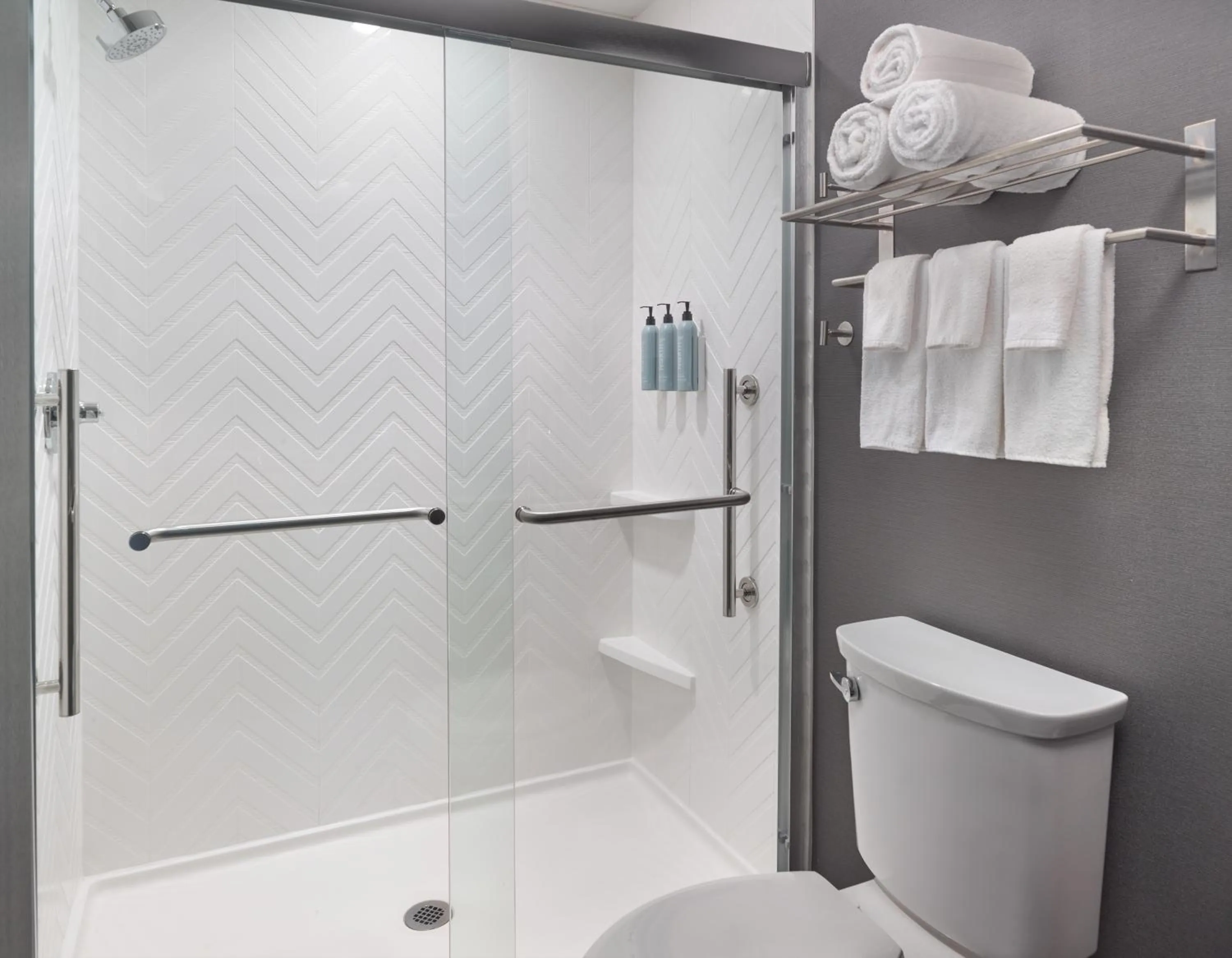 Shower in Courtyard by Marriott Atlanta Dunwoody