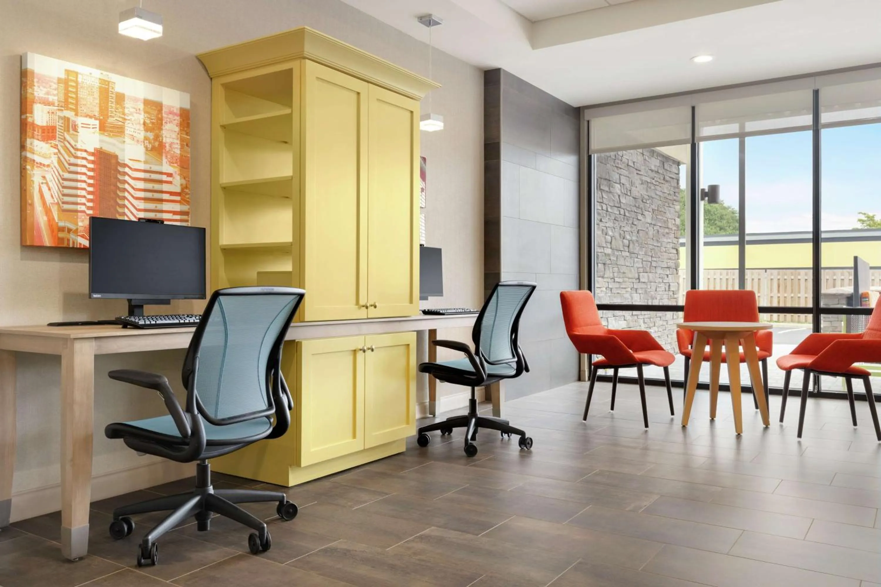 Lobby or reception in Home2 Suites by Hilton New Brunswick, NJ