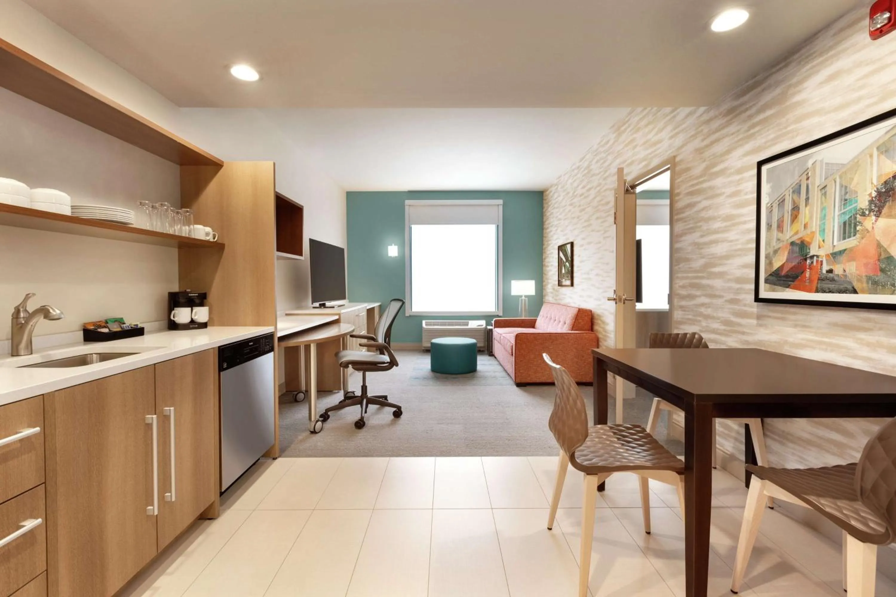 Bedroom in Home2 Suites by Hilton New Brunswick, NJ