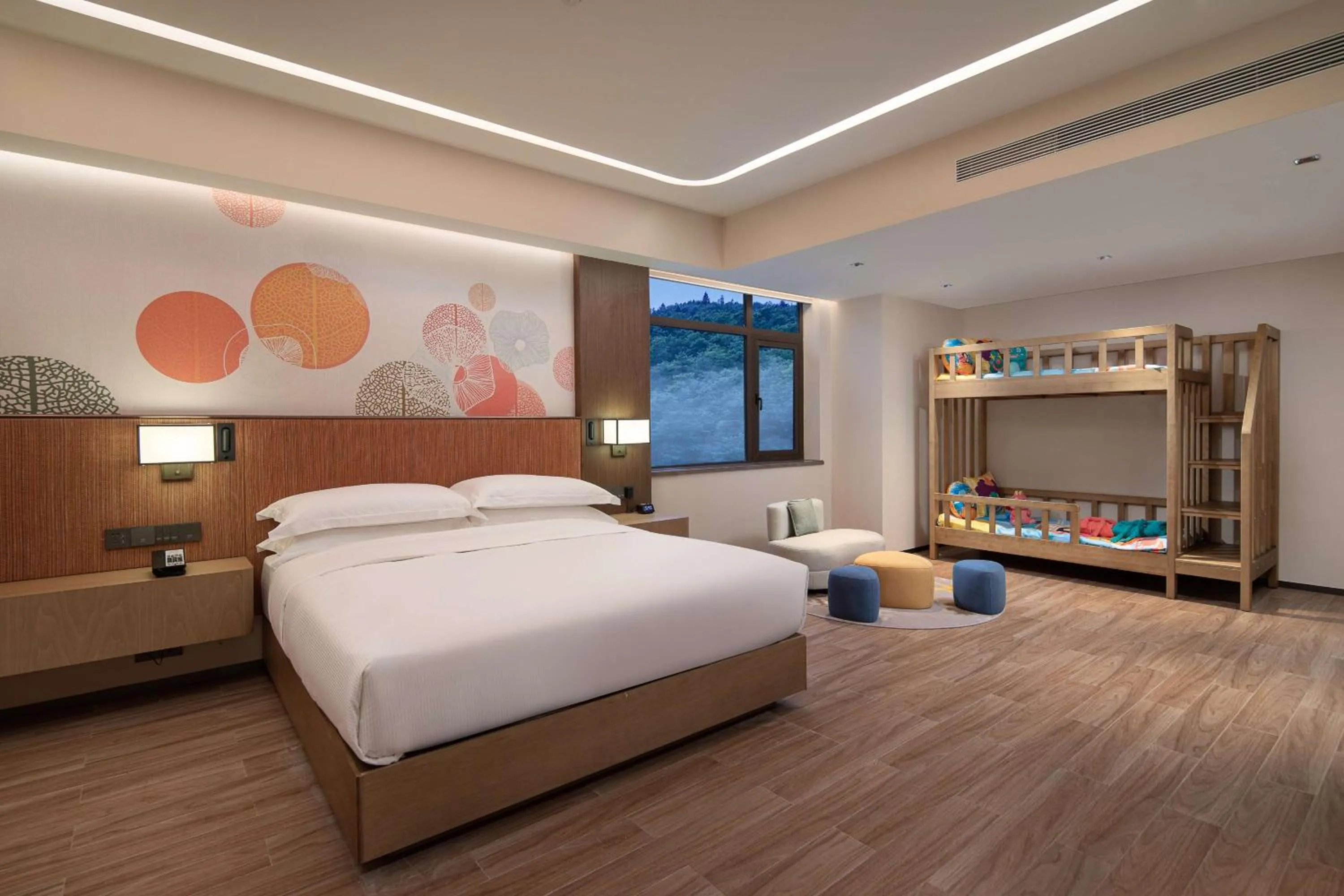 Bed in Hilton Garden Inn Jiuzhaigou