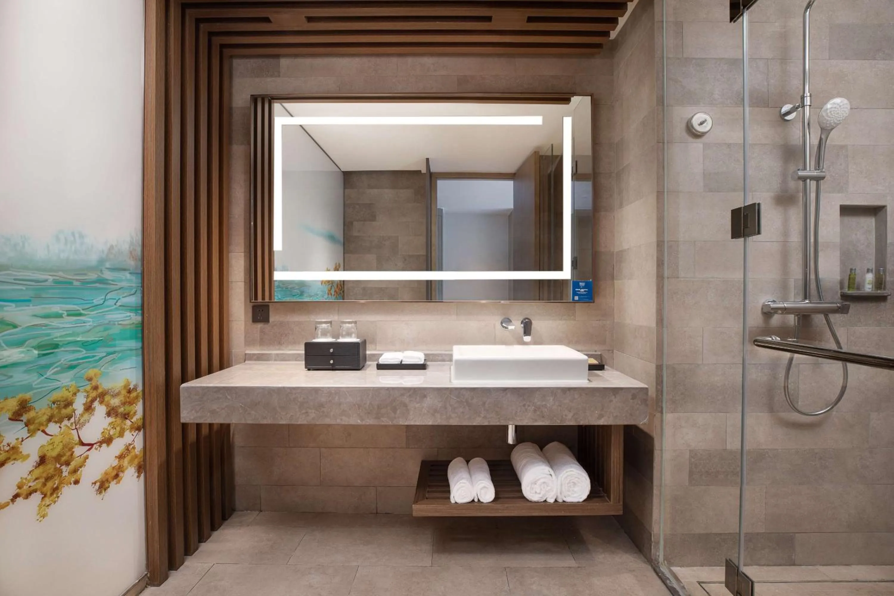 Bathroom in Hilton Garden Inn Jiuzhaigou