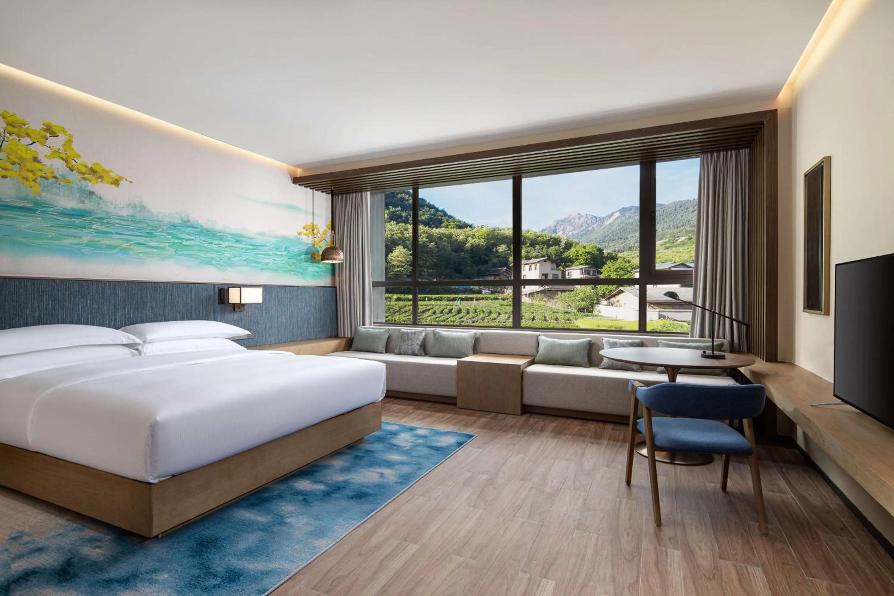 Bed in Hilton Garden Inn Jiuzhaigou