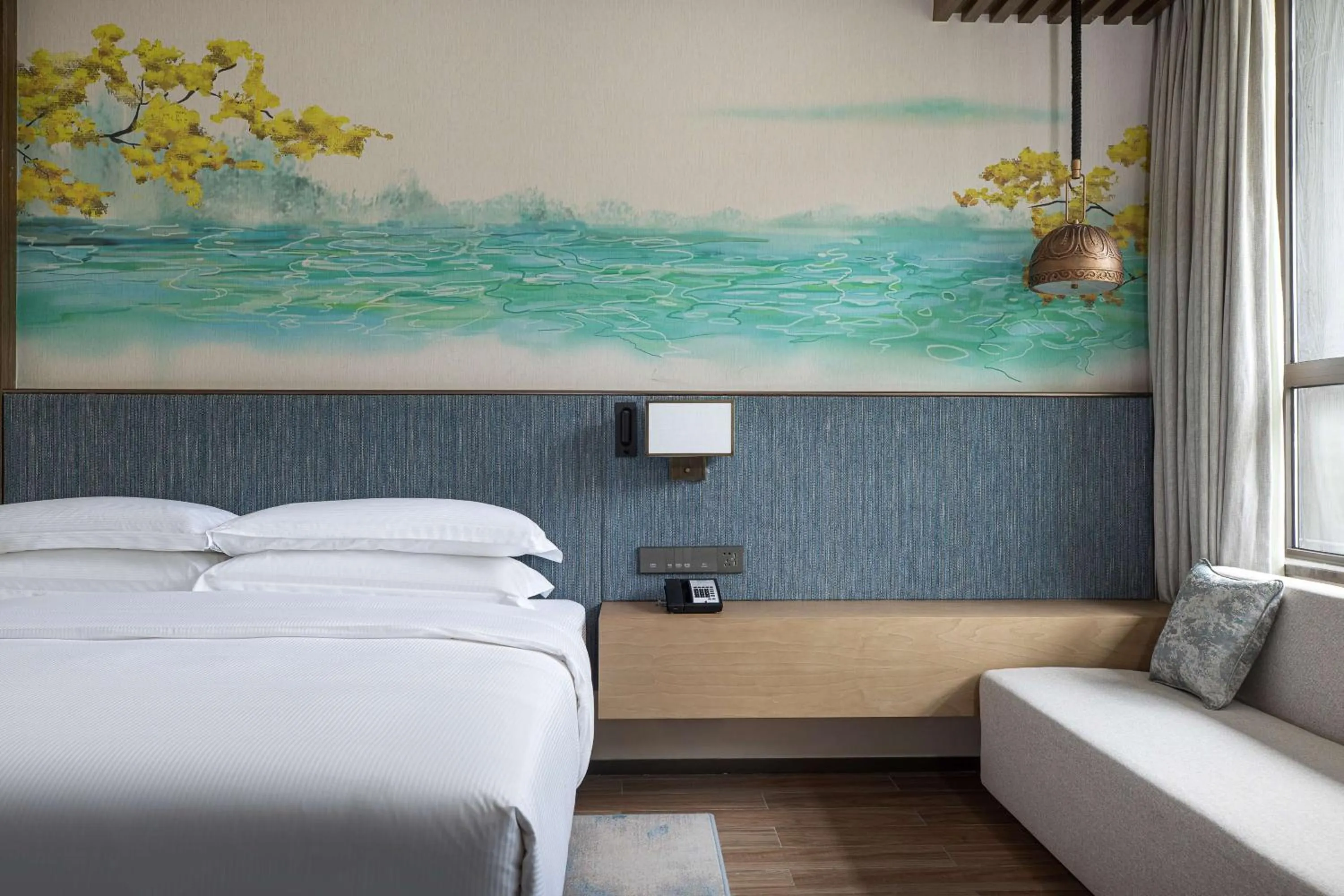 Bed in Hilton Garden Inn Jiuzhaigou