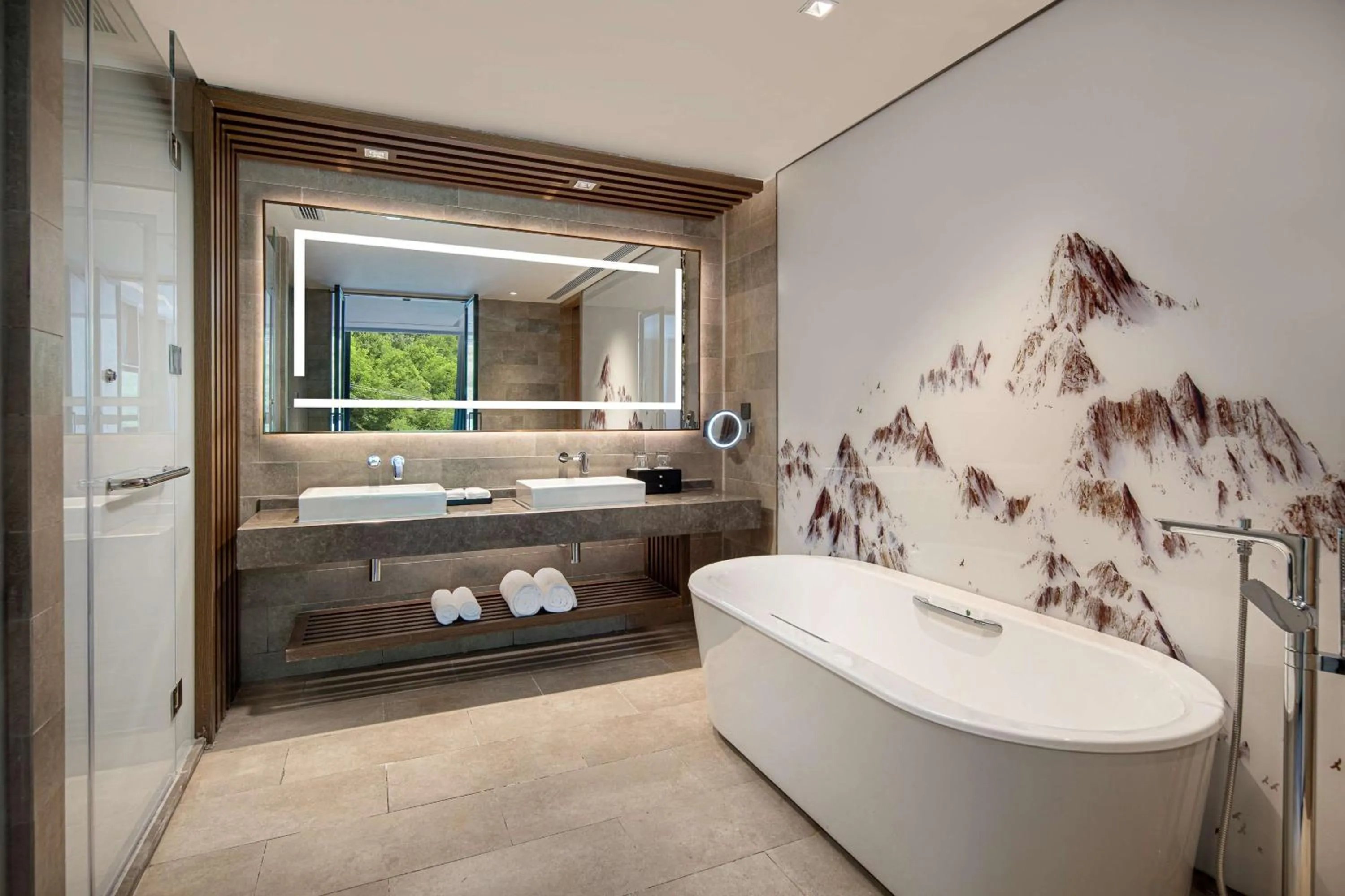 Bathroom in Hilton Garden Inn Jiuzhaigou