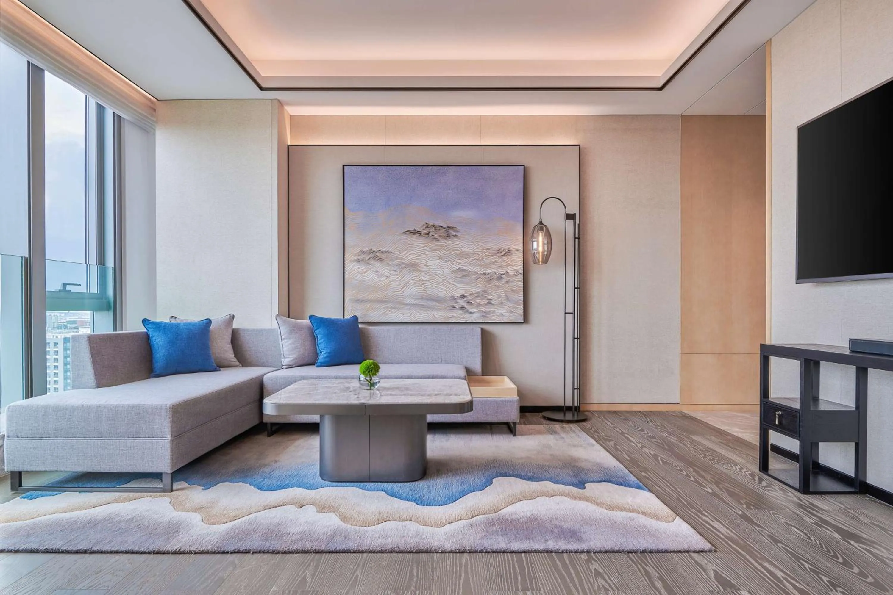 Living room in DoubleTree by Hilton Shenzhen Airport