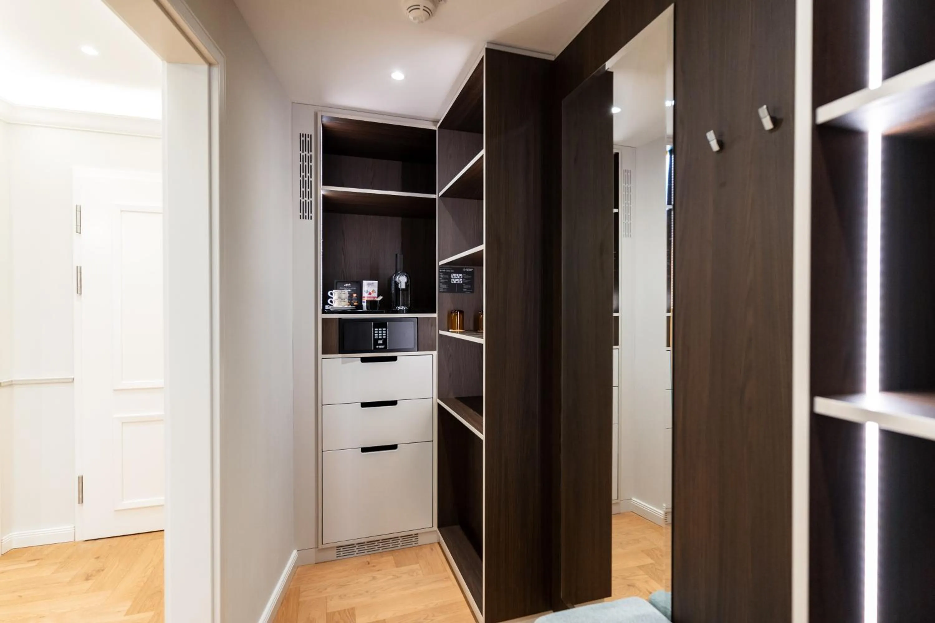 wardrobe in Hotel Strandperle