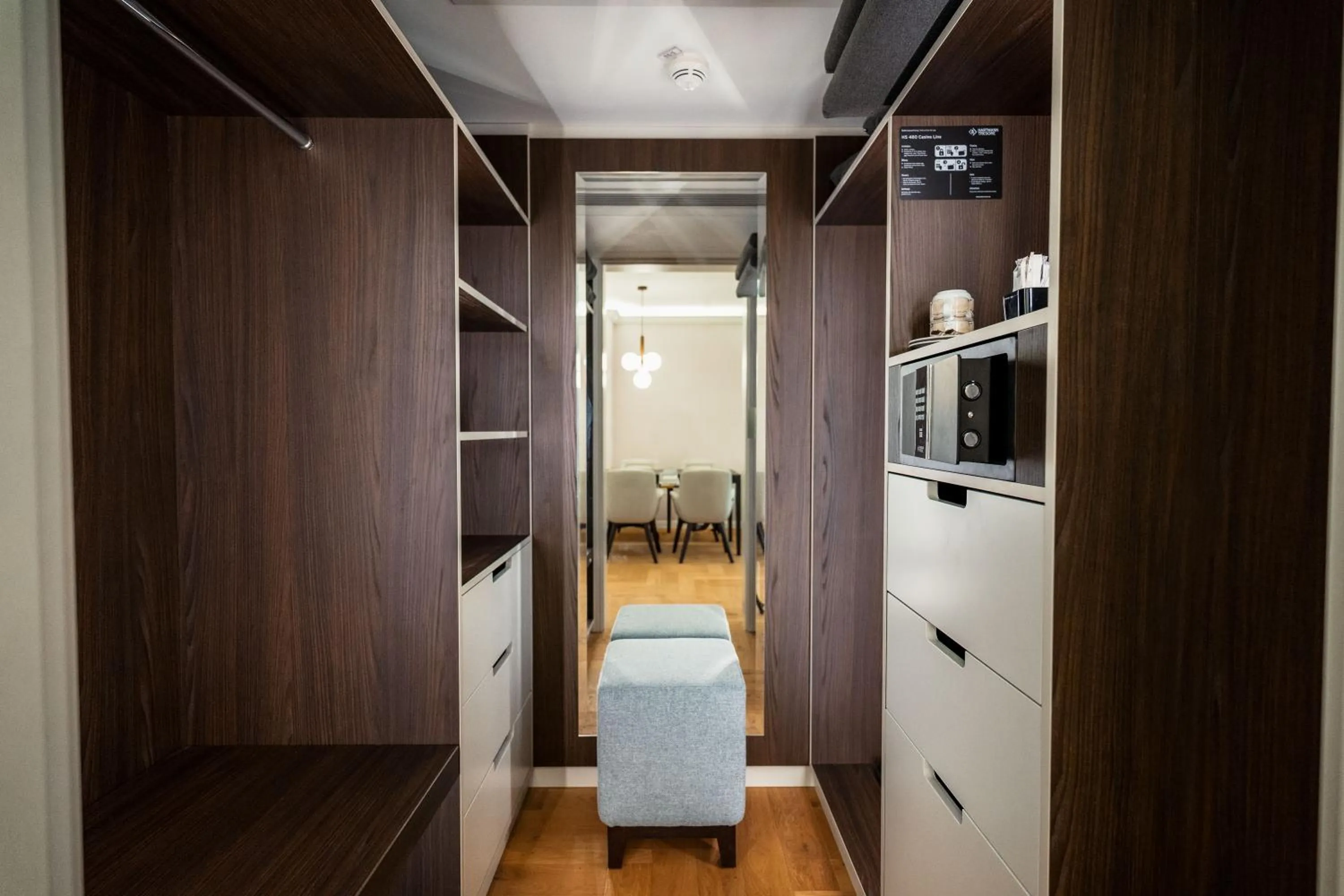 wardrobe in Hotel Strandperle