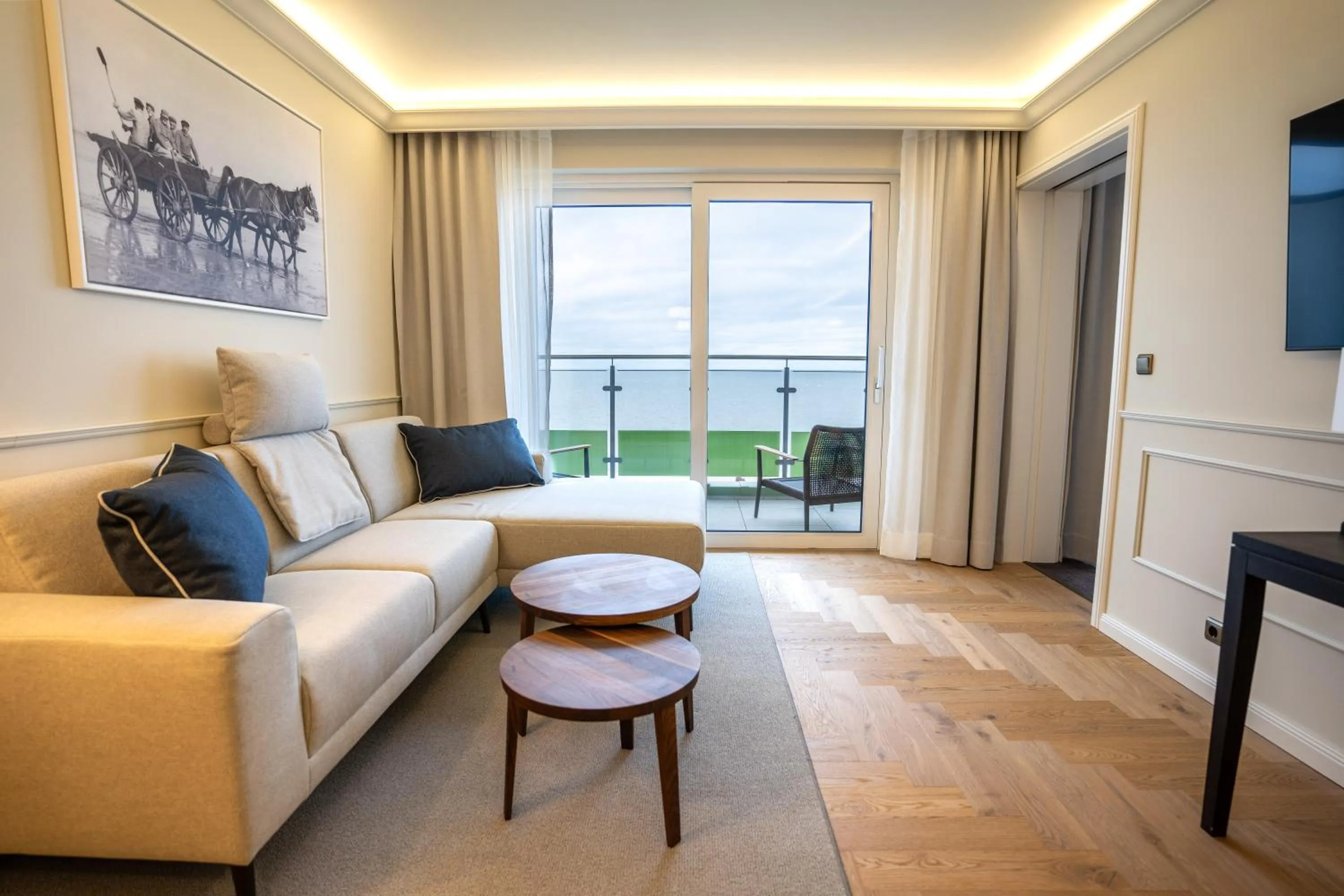 Living room in Hotel Strandperle