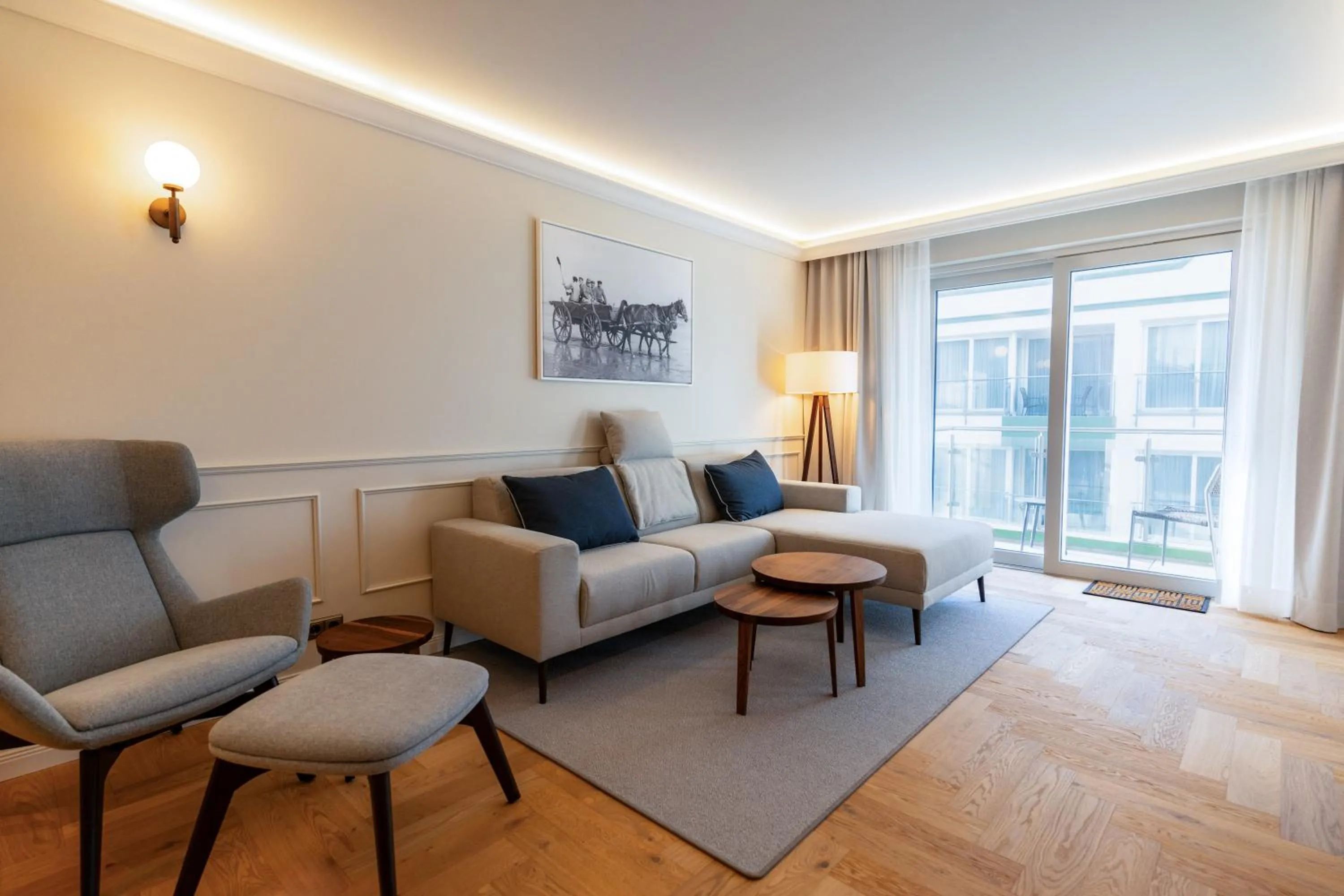 Living room in Hotel Strandperle