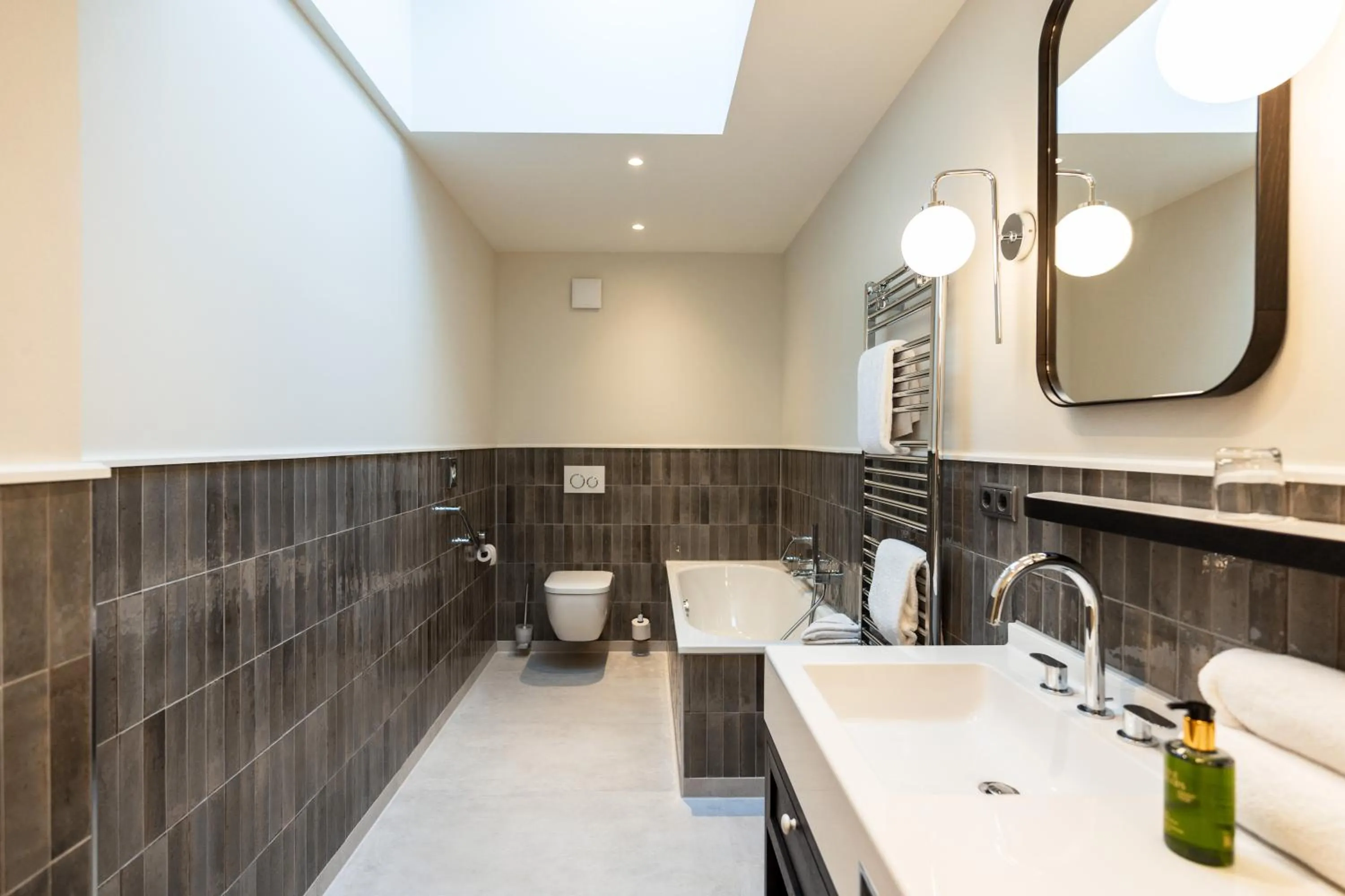 Bathroom in Hotel Strandperle