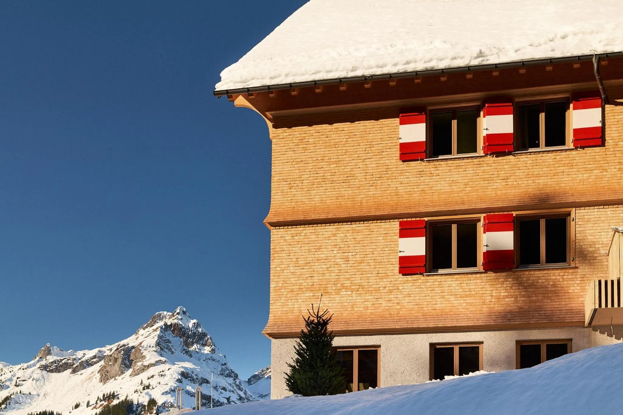 Property building in Berghaus Schröcken - Hotel Apartments Spa