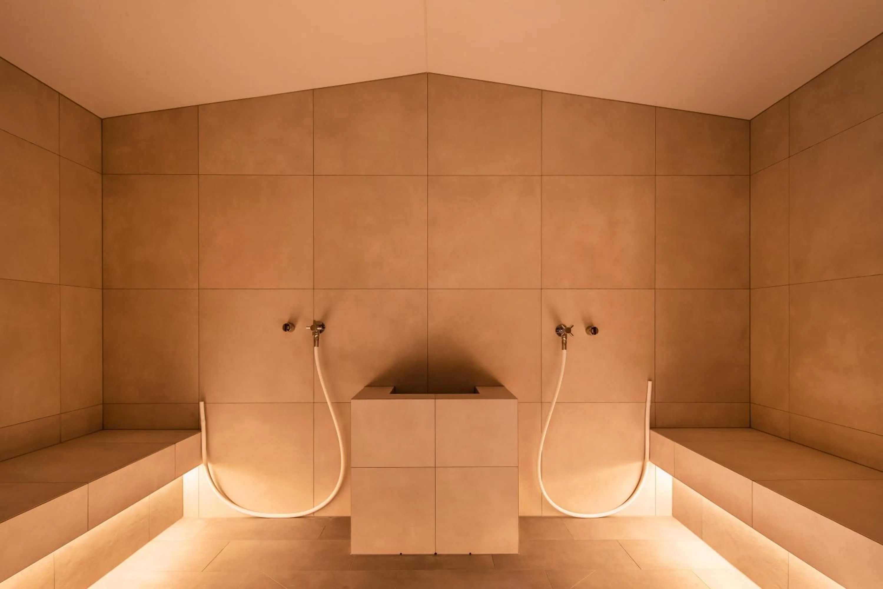 Steam room in Berghaus Schröcken - Hotel Apartments Spa