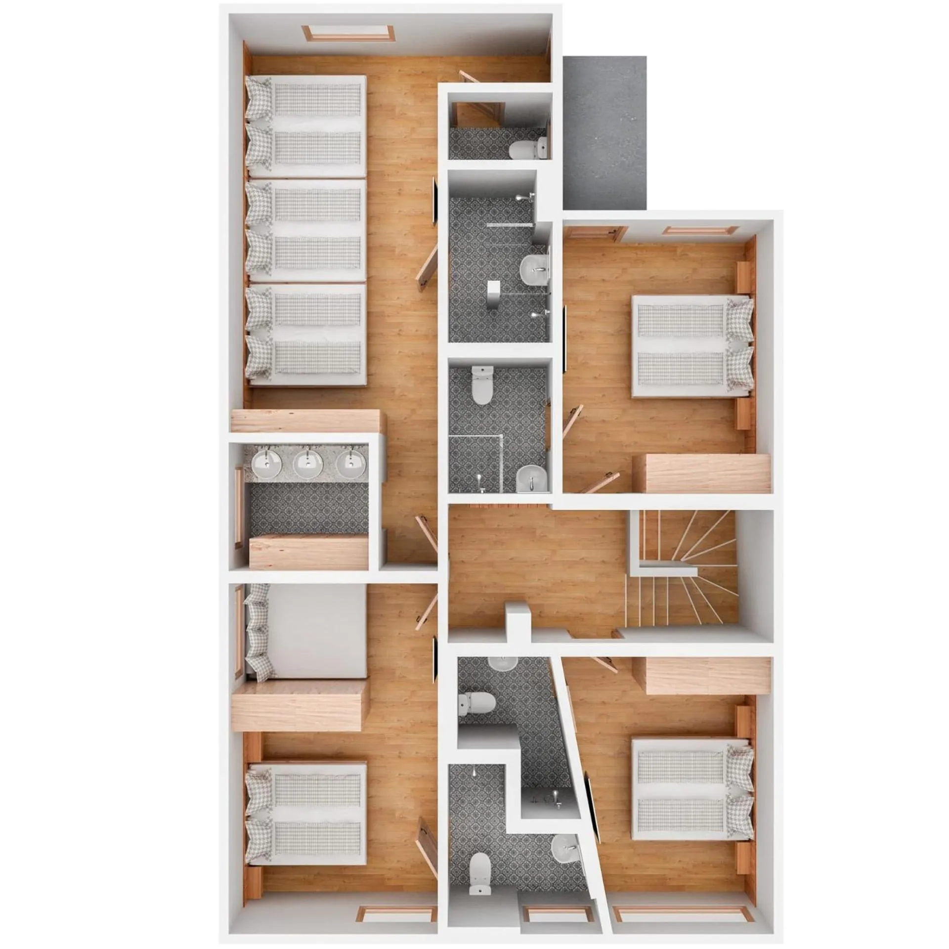 Floor plan in Berghaus Schröcken - Hotel Apartments Spa