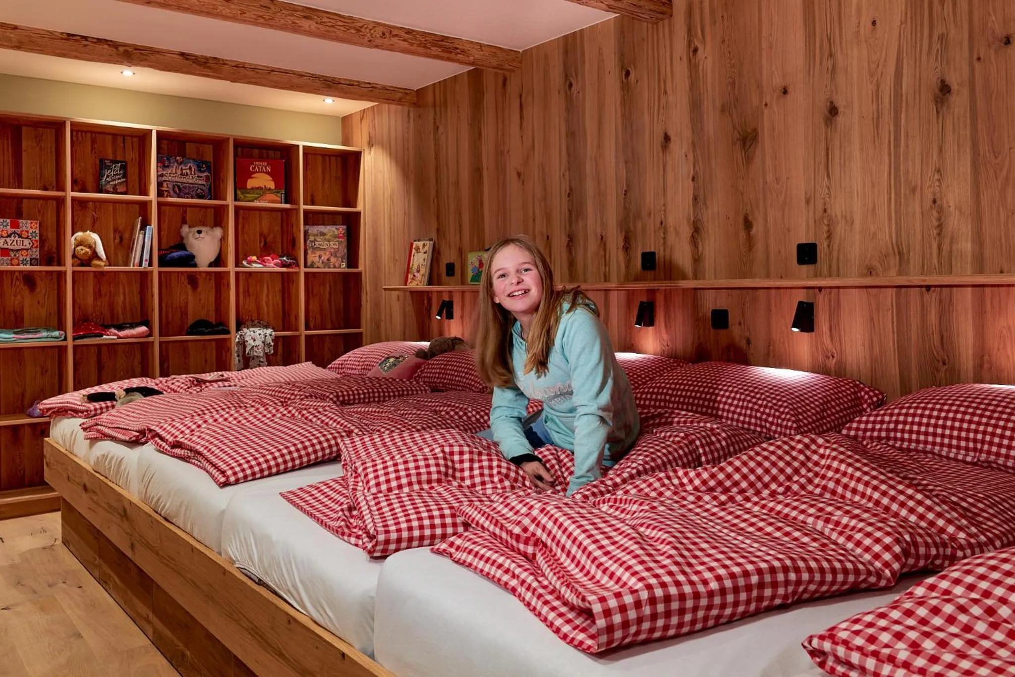 Bed in Berghaus Schröcken - Hotel Apartments Spa