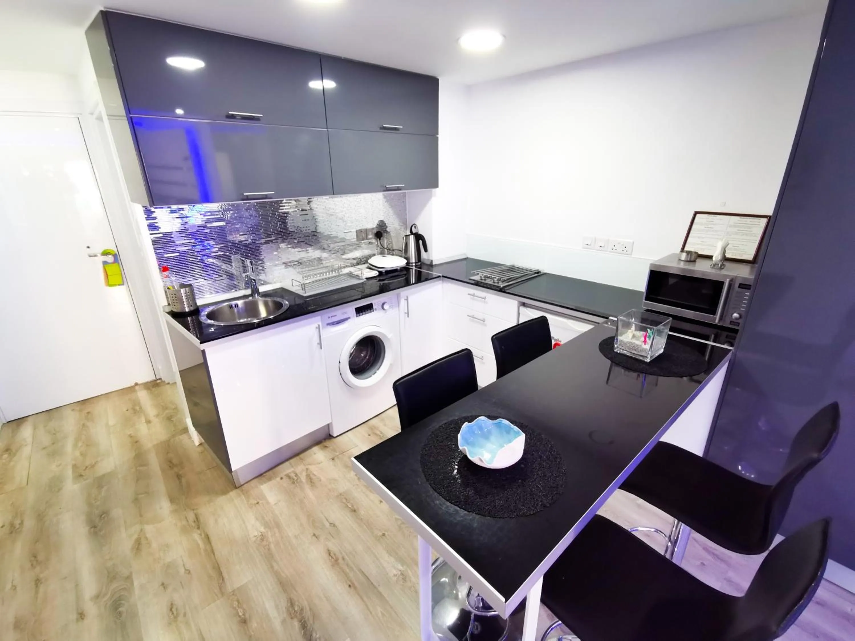 Kitchen or kitchenette in Mariandry Apartments