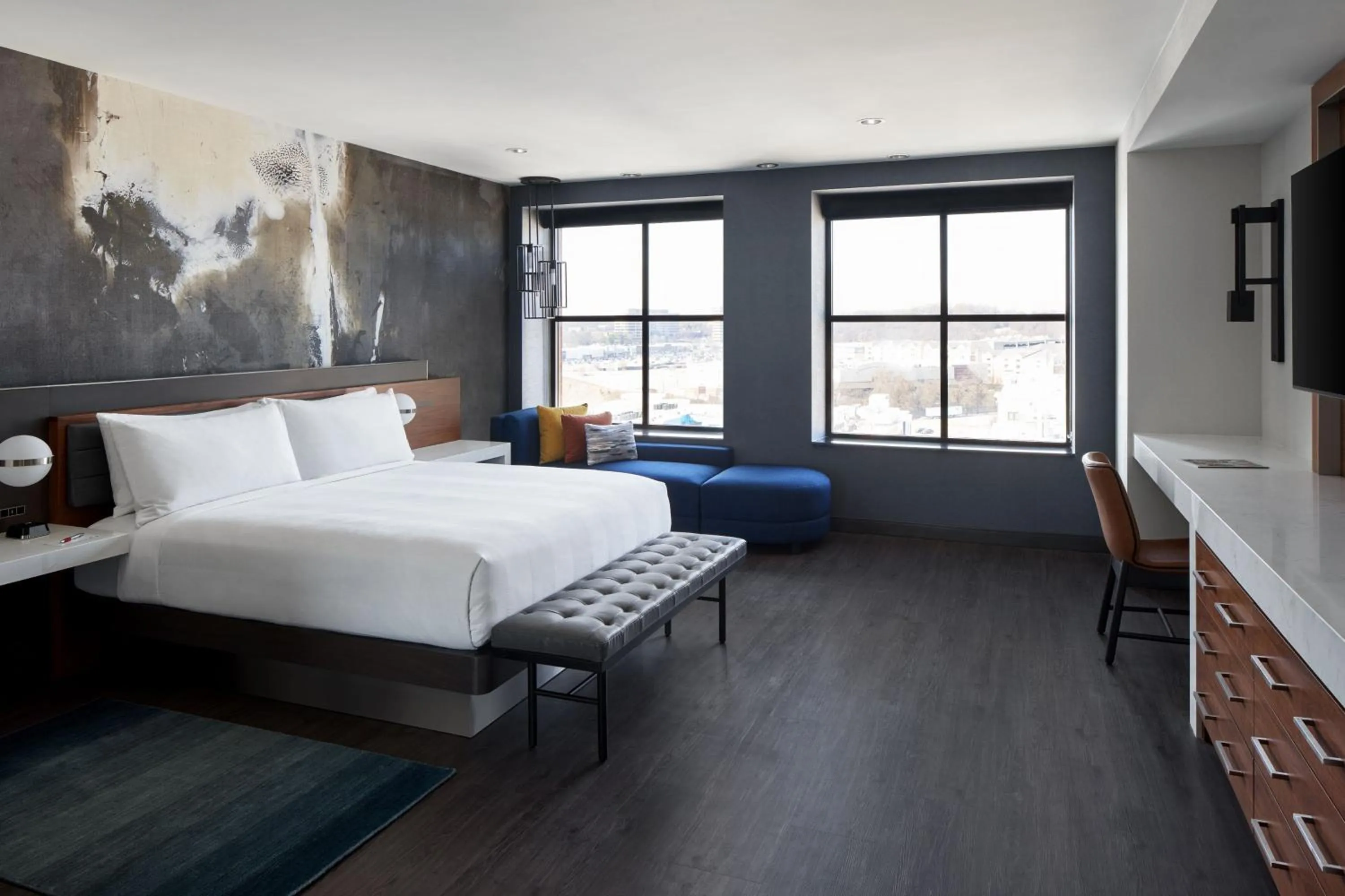 Bedroom, Bed in Marriott Owings Mills Metro Centre