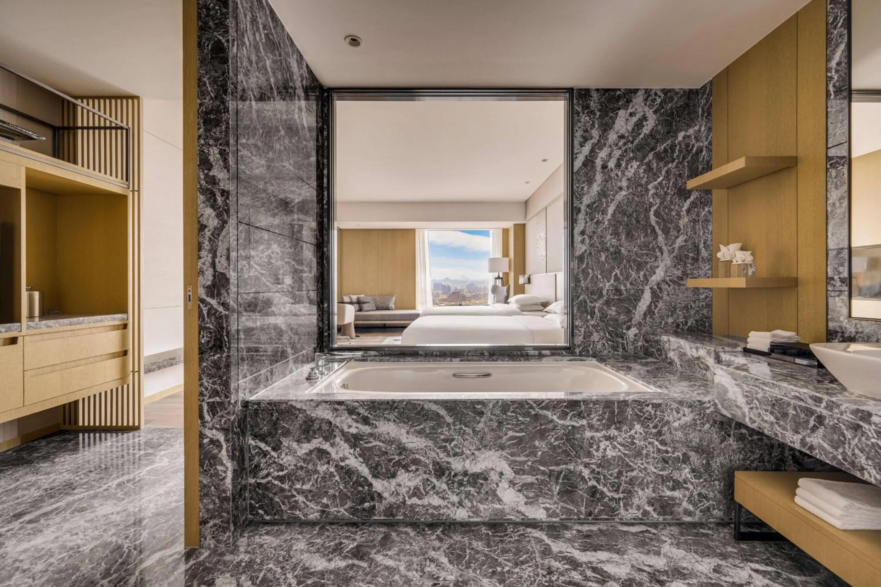 Bathroom in Kaohsiung Marriott Hotel