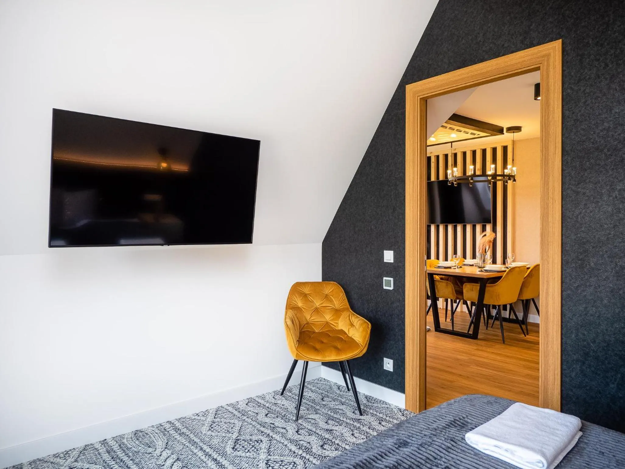 Bedroom, Bed in Aparthotel Góralski Spa 2