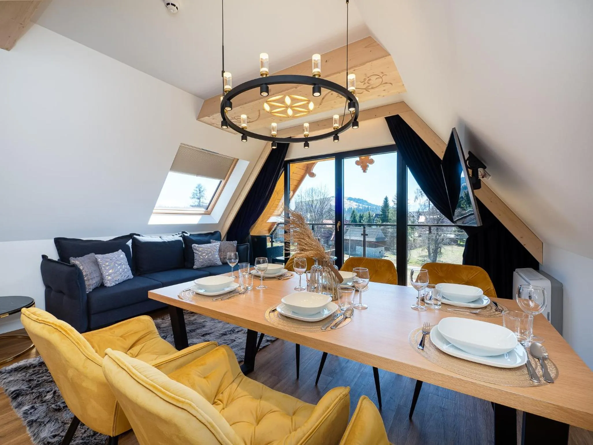 Living room in Aparthotel Góralski Spa 2