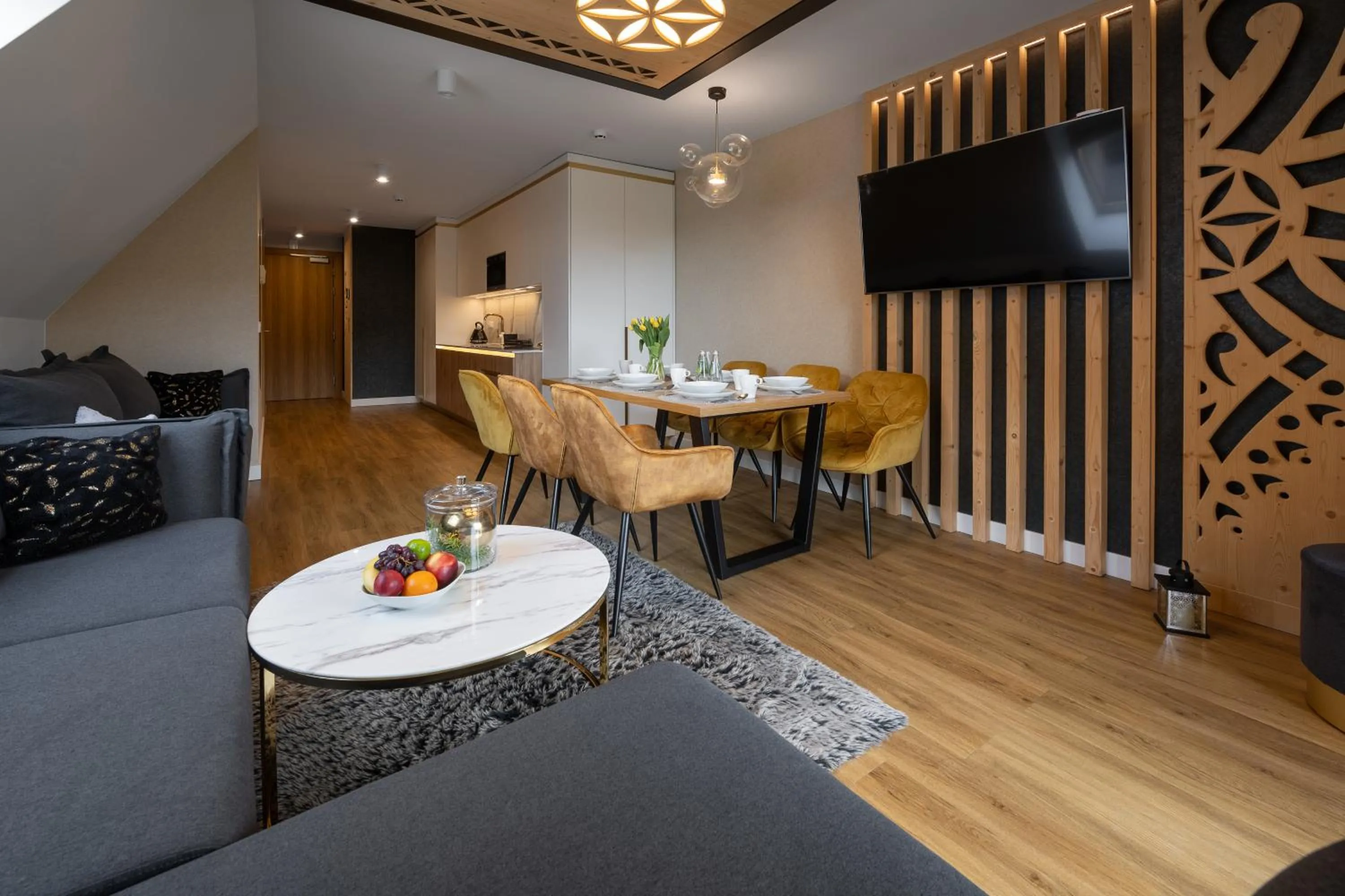 Living room in Aparthotel Góralski Spa 2