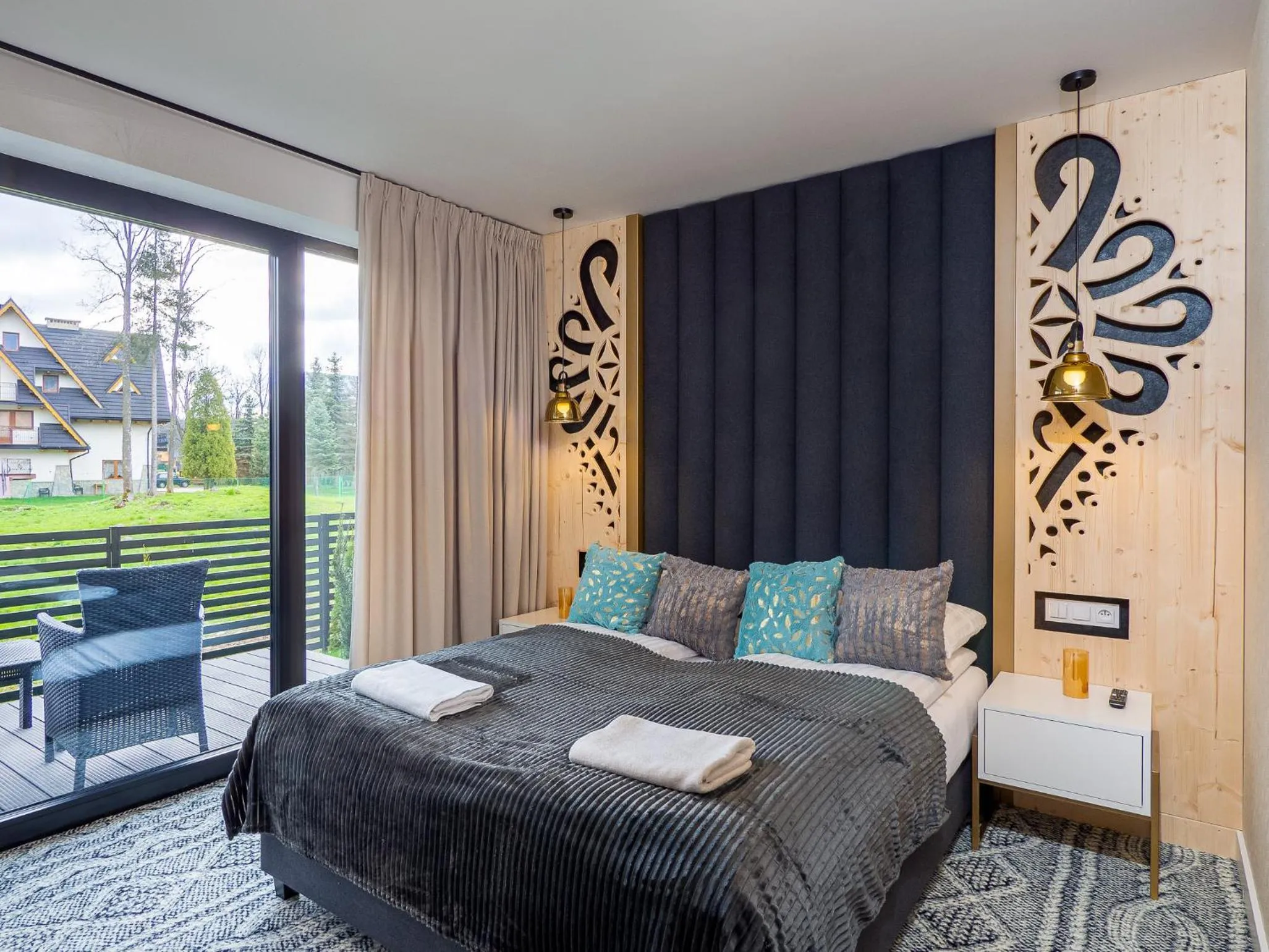 Bedroom, Bed in Aparthotel Góralski Spa 2