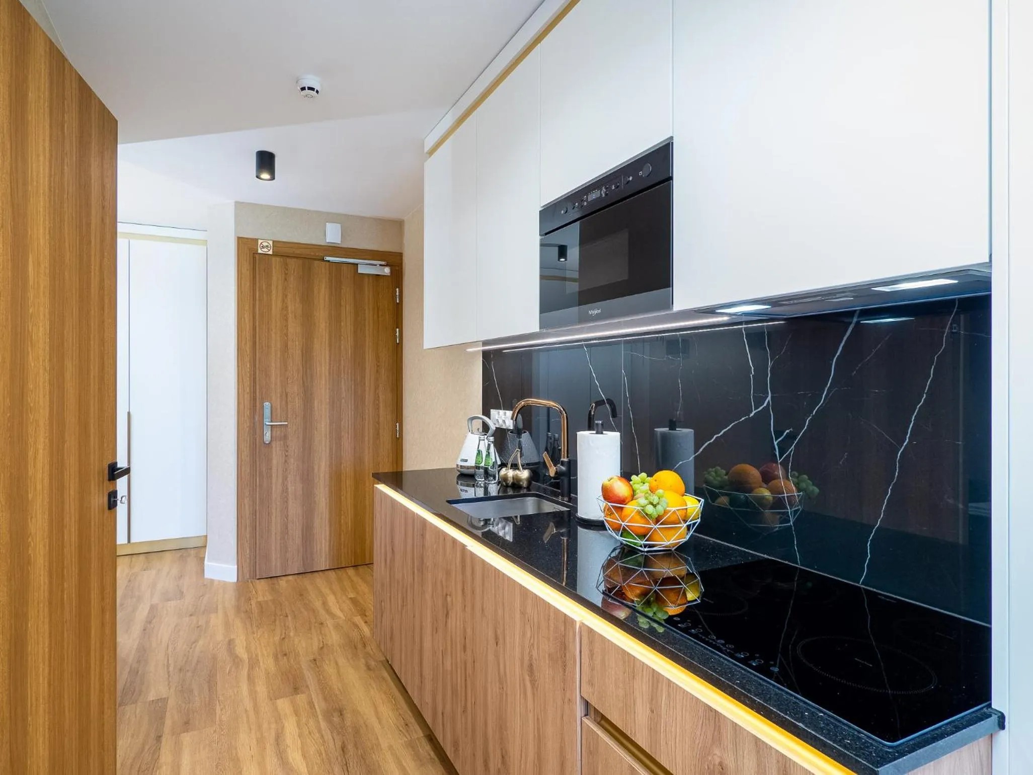 Kitchen or kitchenette in Aparthotel Góralski Spa 2