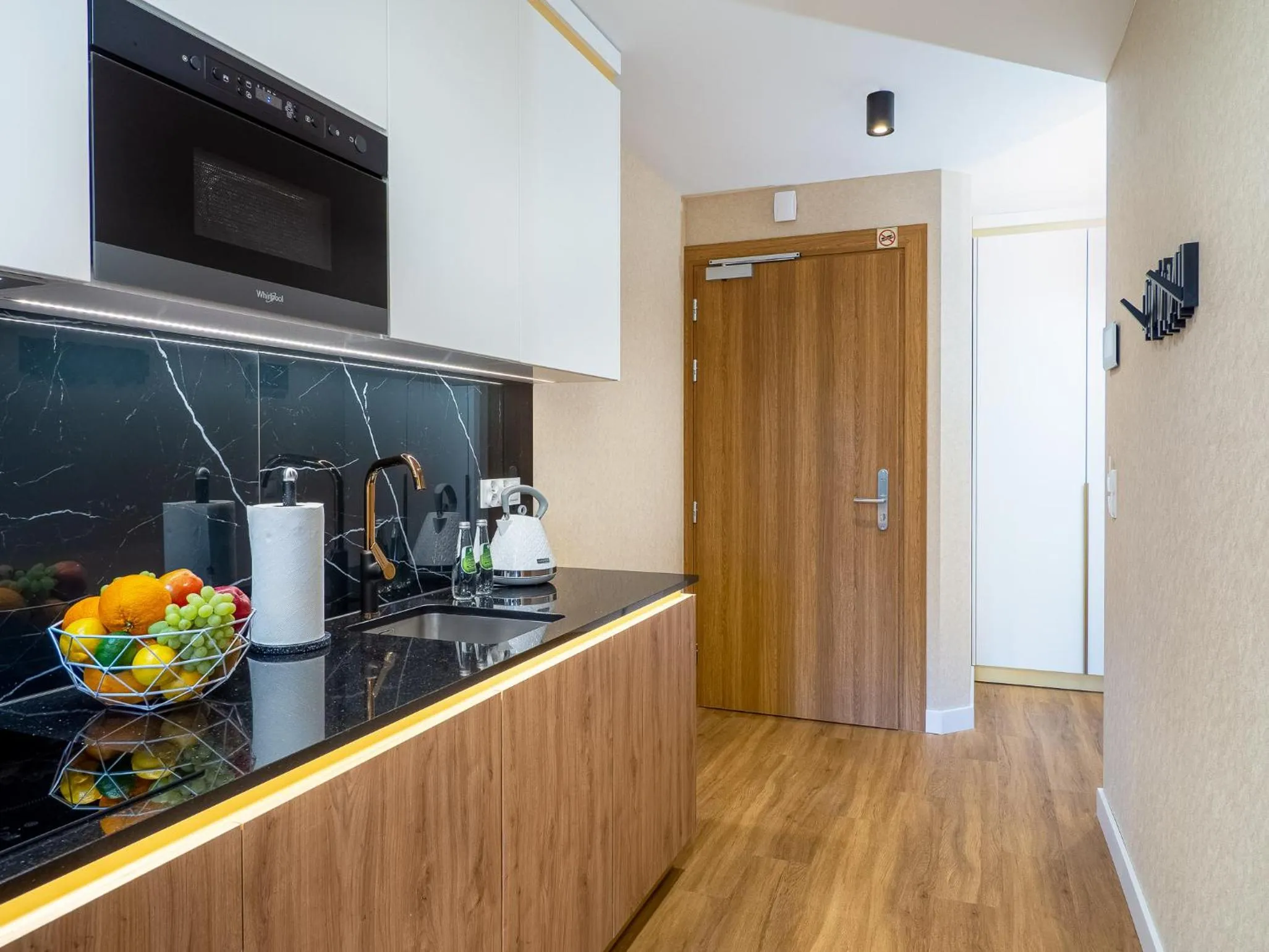 Kitchen or kitchenette in Aparthotel Góralski Spa 2