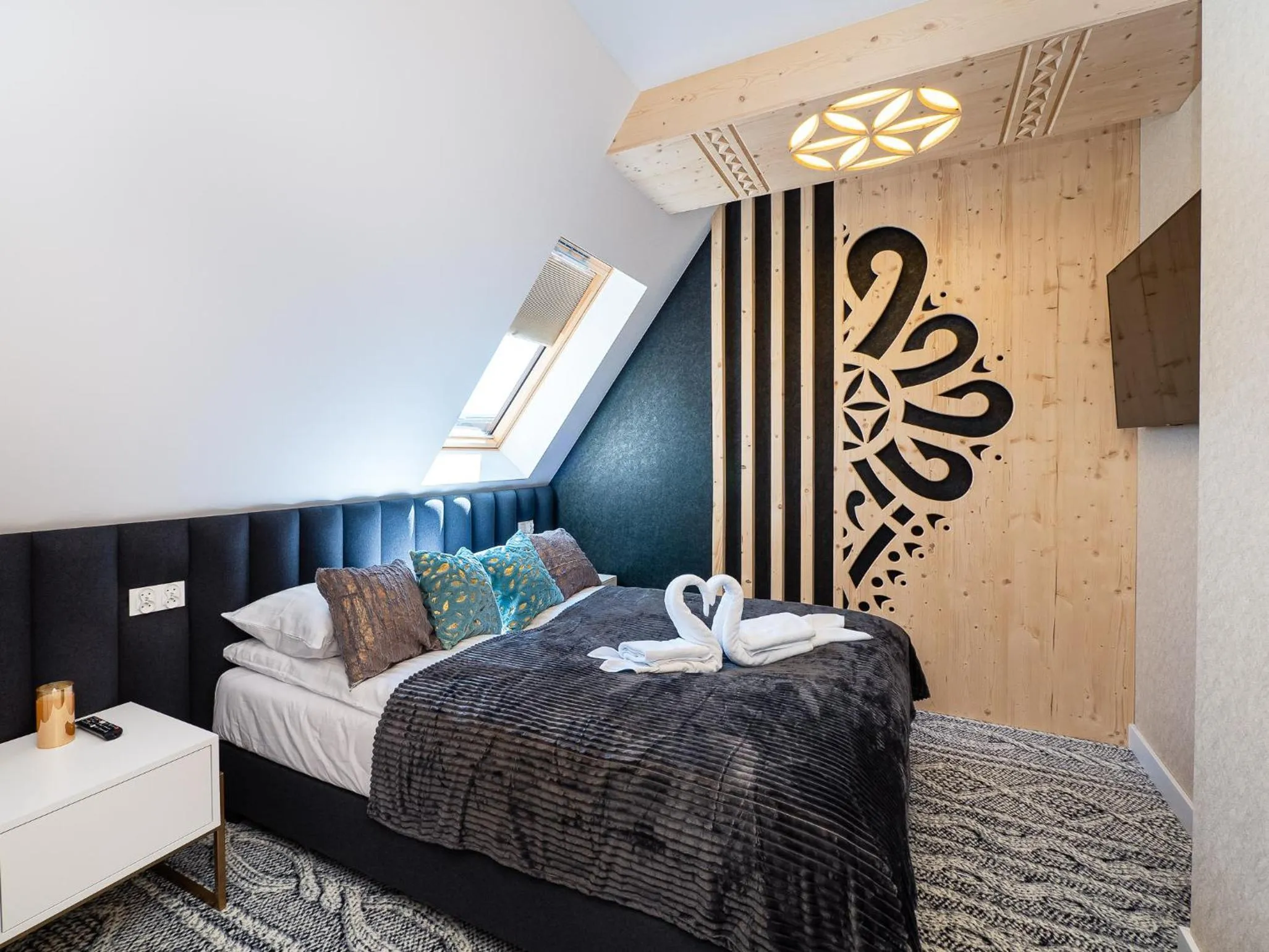 Bedroom, Bed in Aparthotel Góralski Spa 2