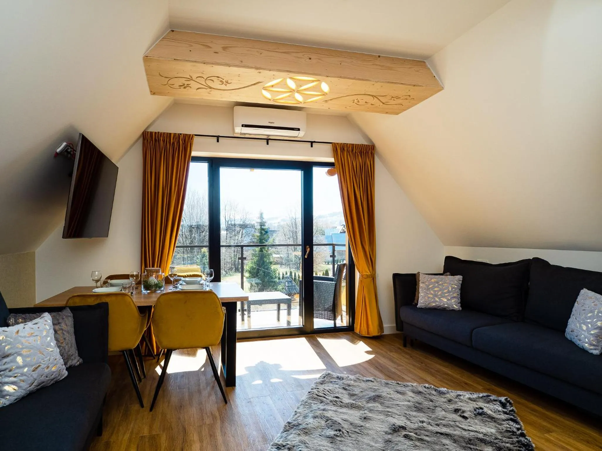 Living room in Aparthotel Góralski Spa 2