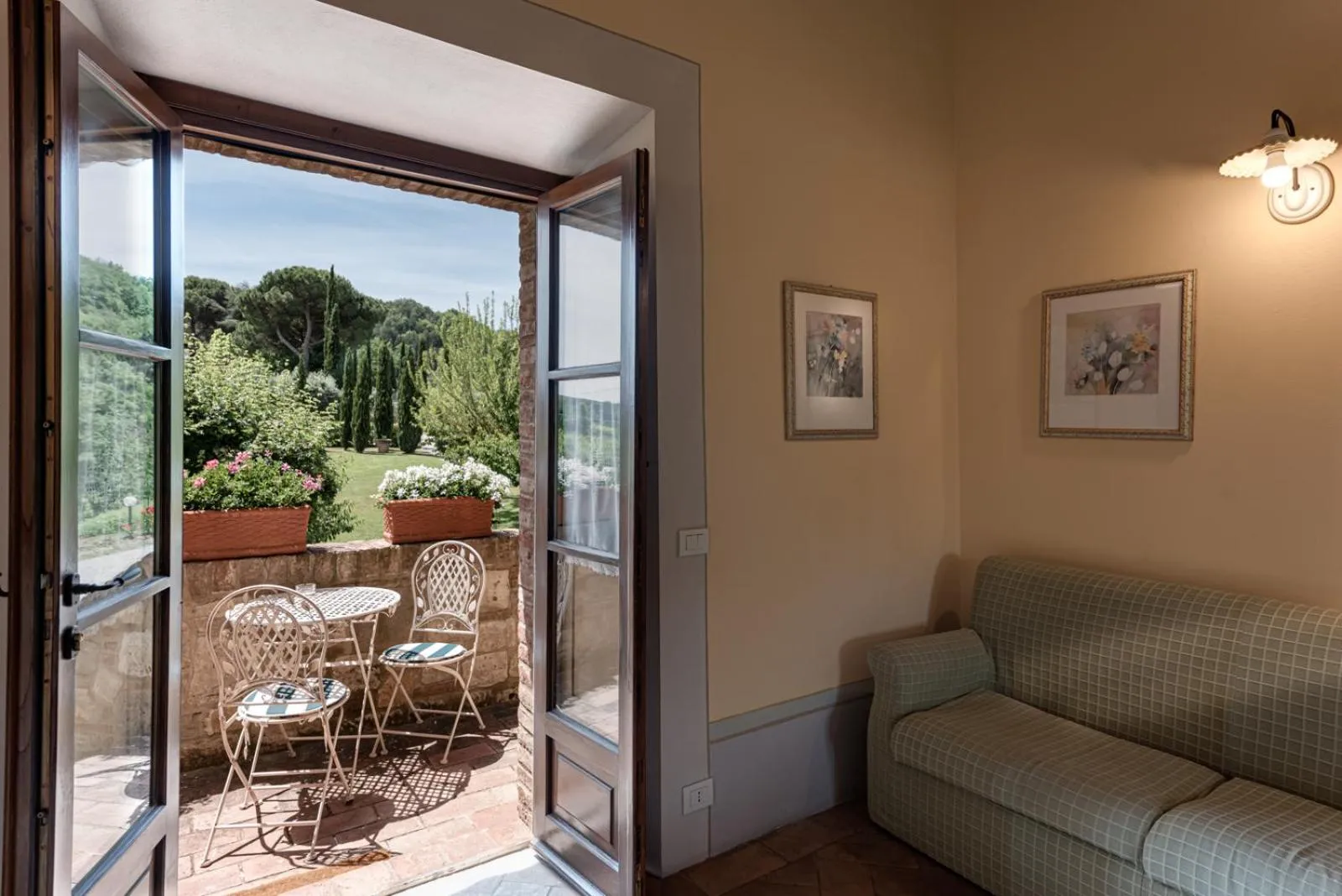 Living room in Agriturismo Nobile