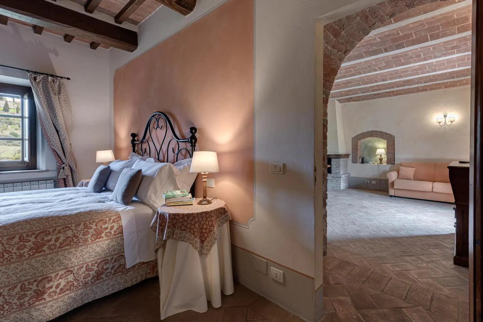 View (from property/room), Bed in Agriturismo Nobile