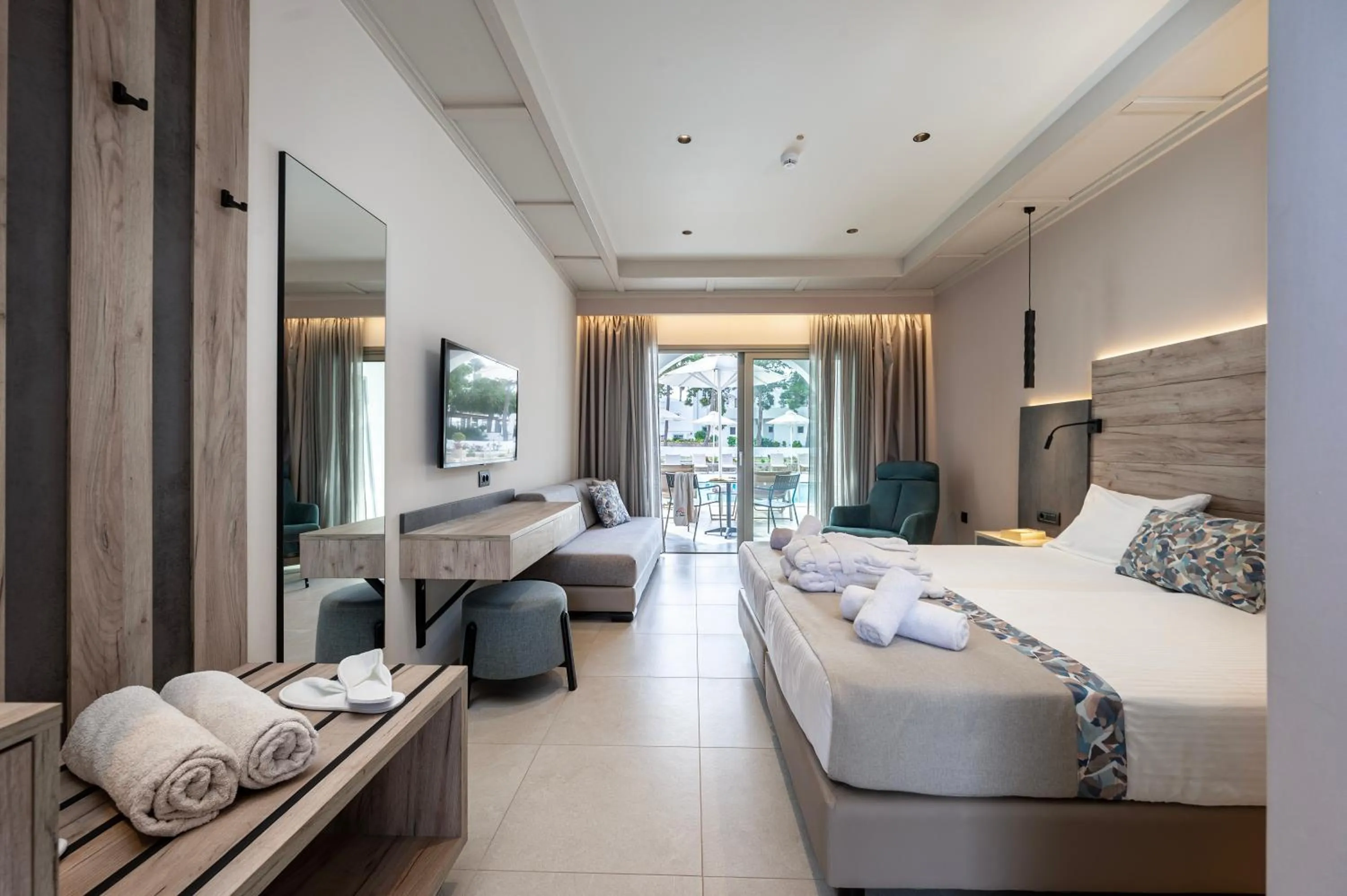 Bed in Palladium hotel