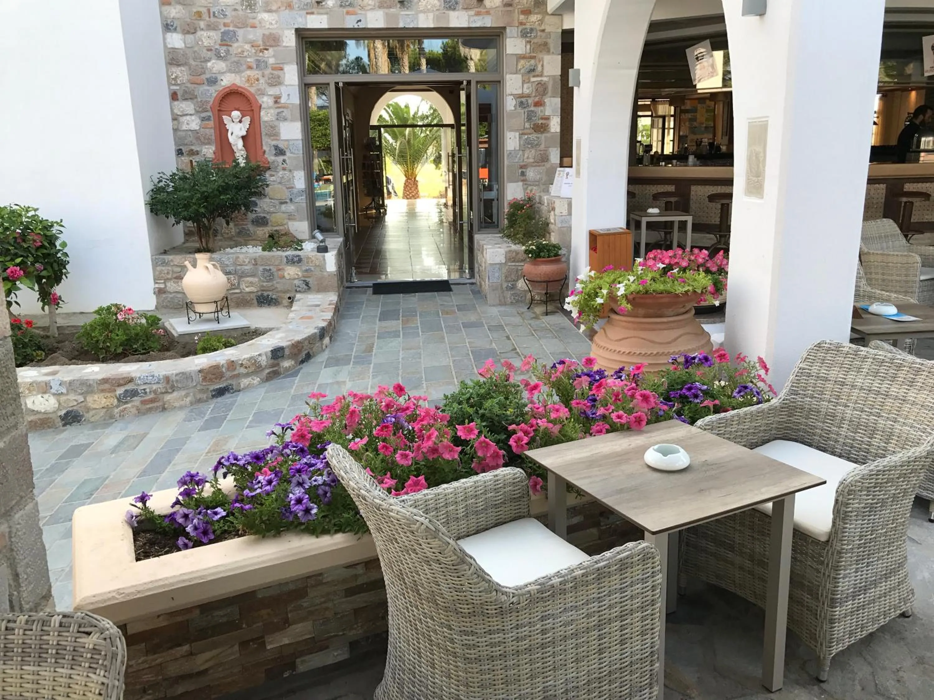 Patio in Palladium hotel